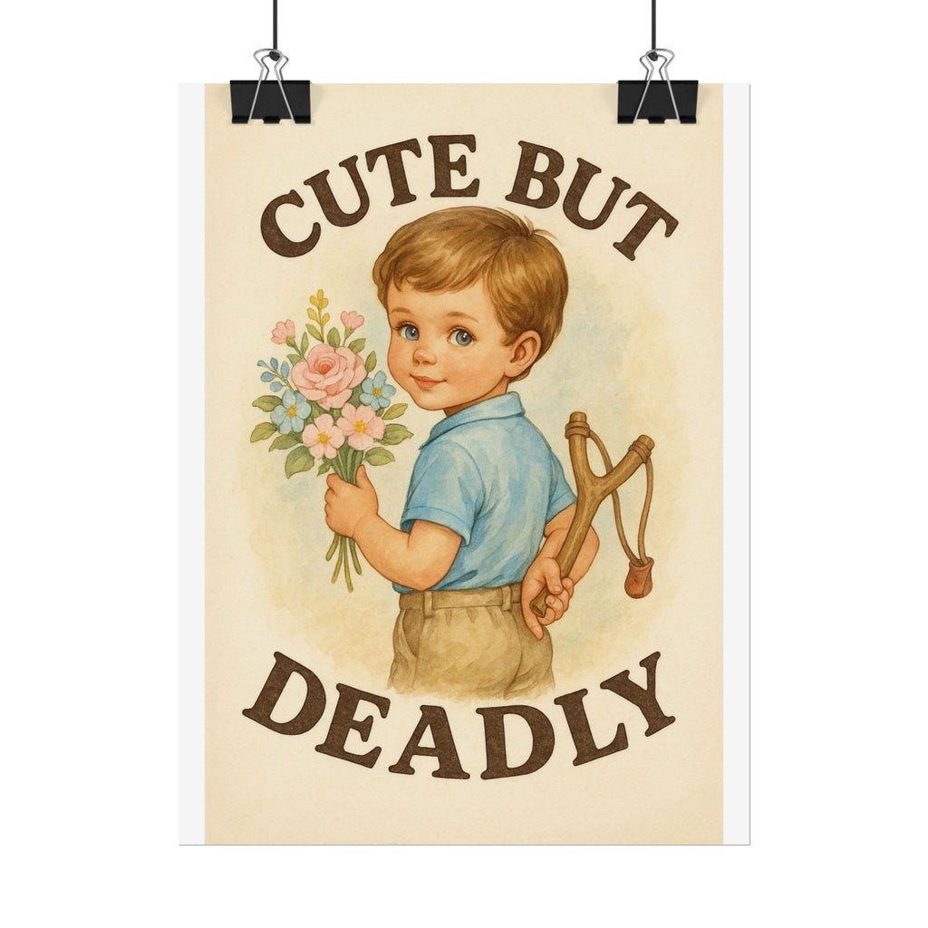 Cute But Deadly Poster 6" x 8"