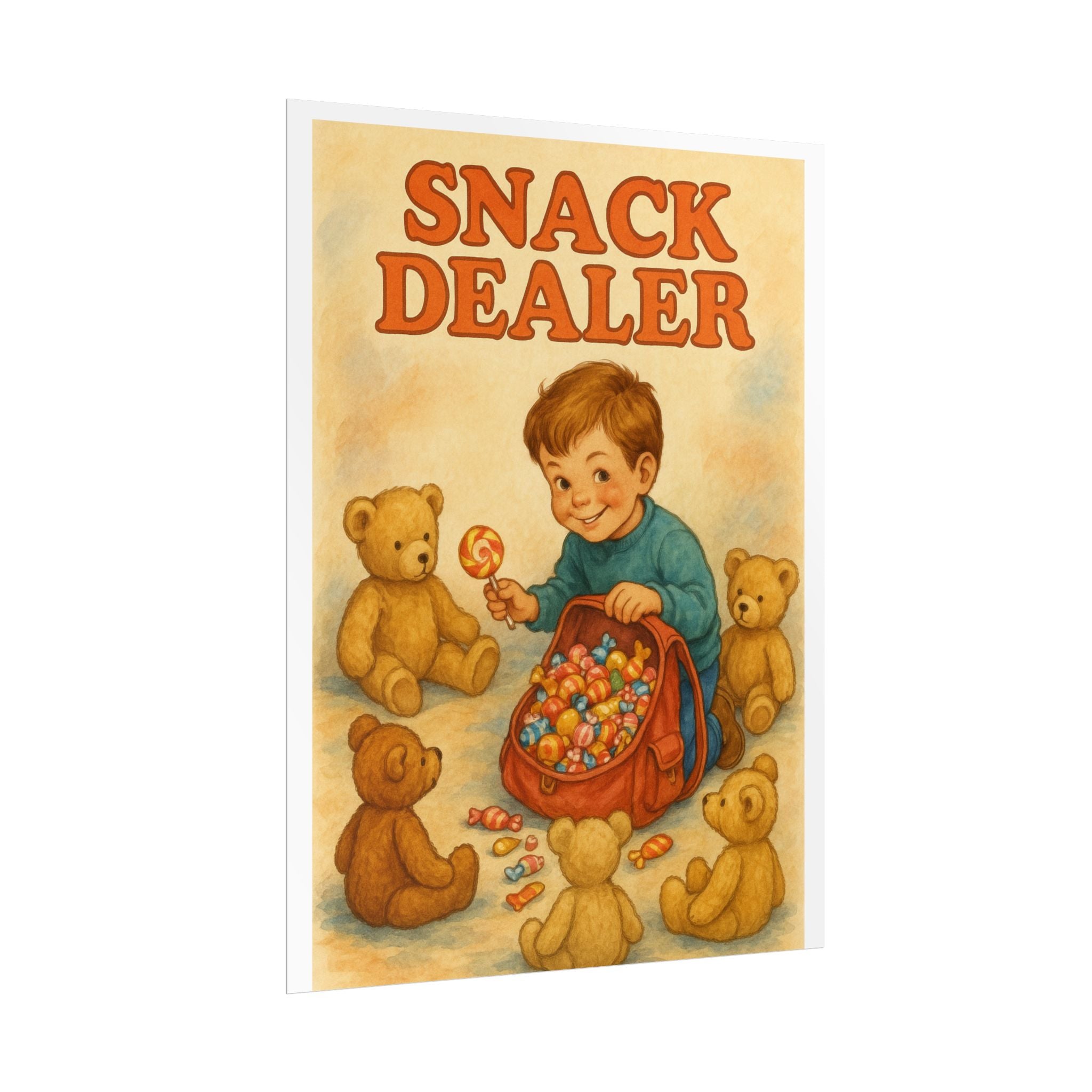 Snack Dealer Poster 6" x 8"