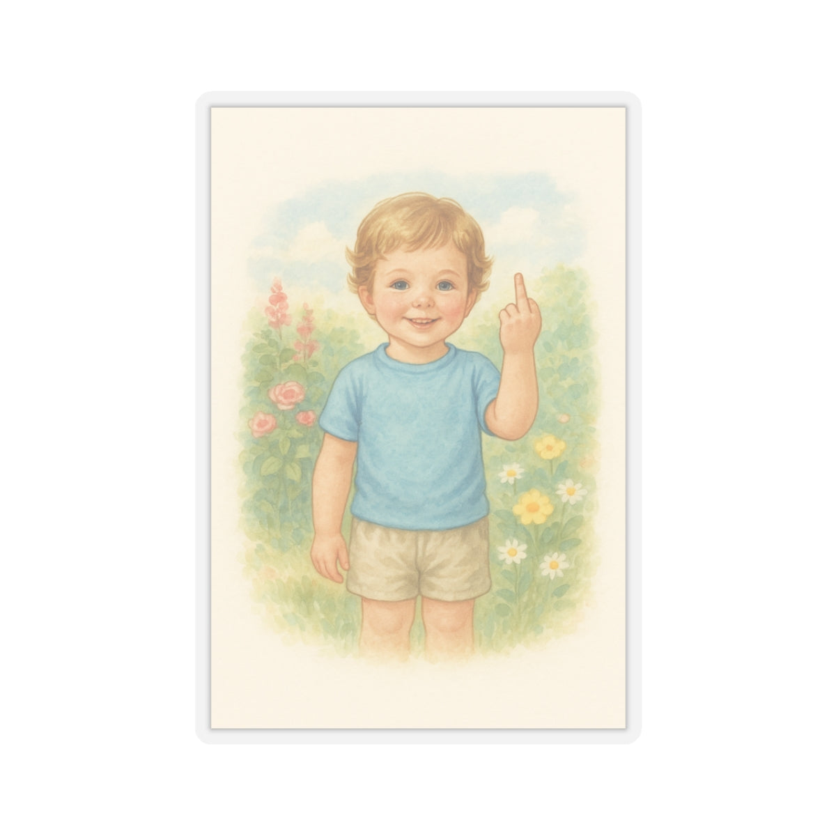 Middle Finger Sticker