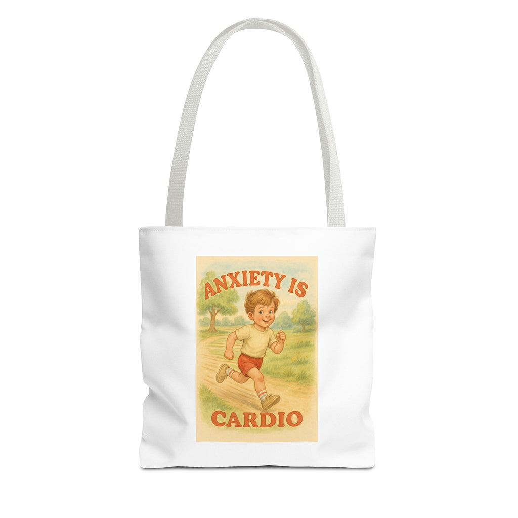 Anxiety Is My Cardio & Candy Chaos - Tote Bag  Fun Eco-Friendly Shoulder Bag