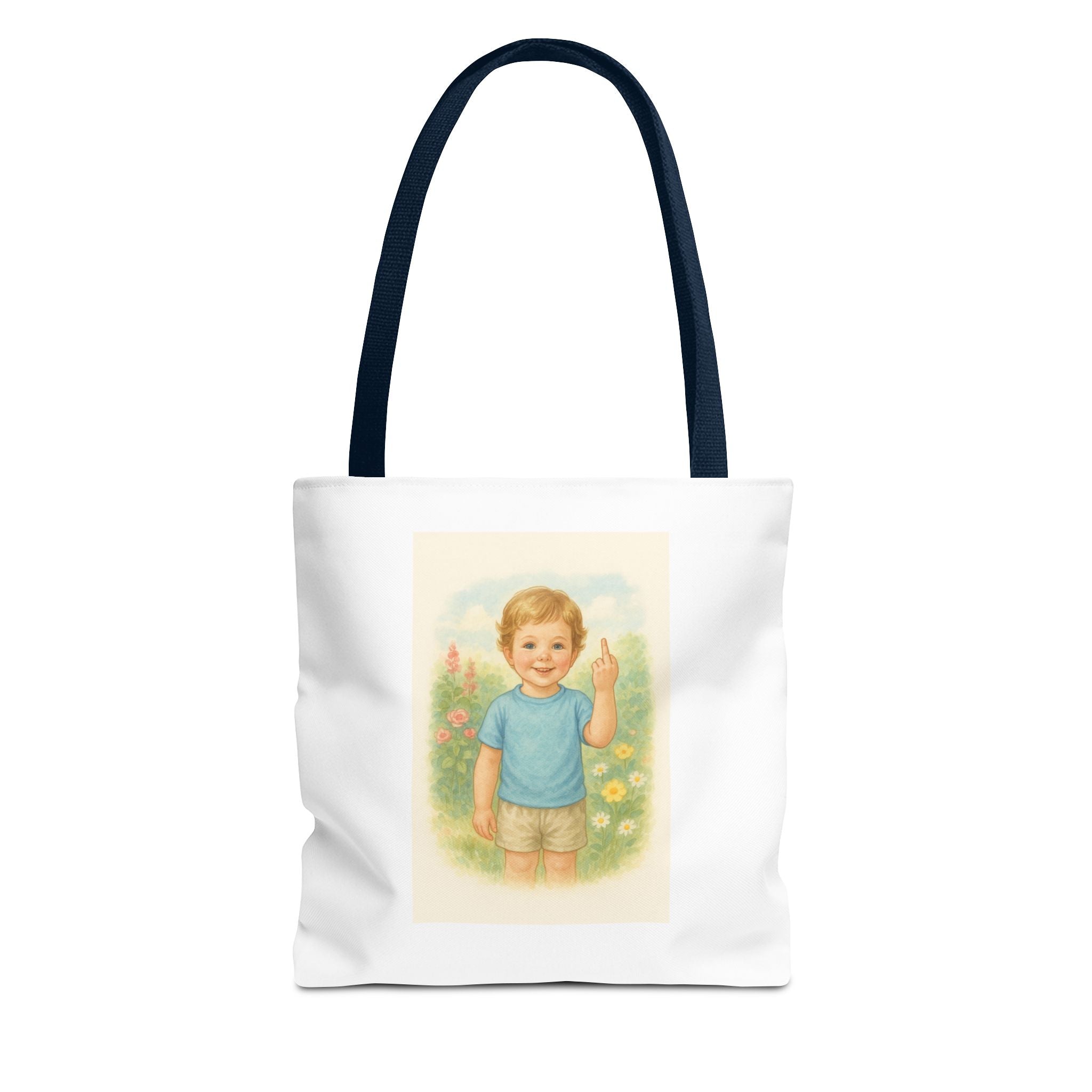 Middle Finger & Candy Chaos - Tote Bag  Fun Eco-Friendly Shoulder Bag