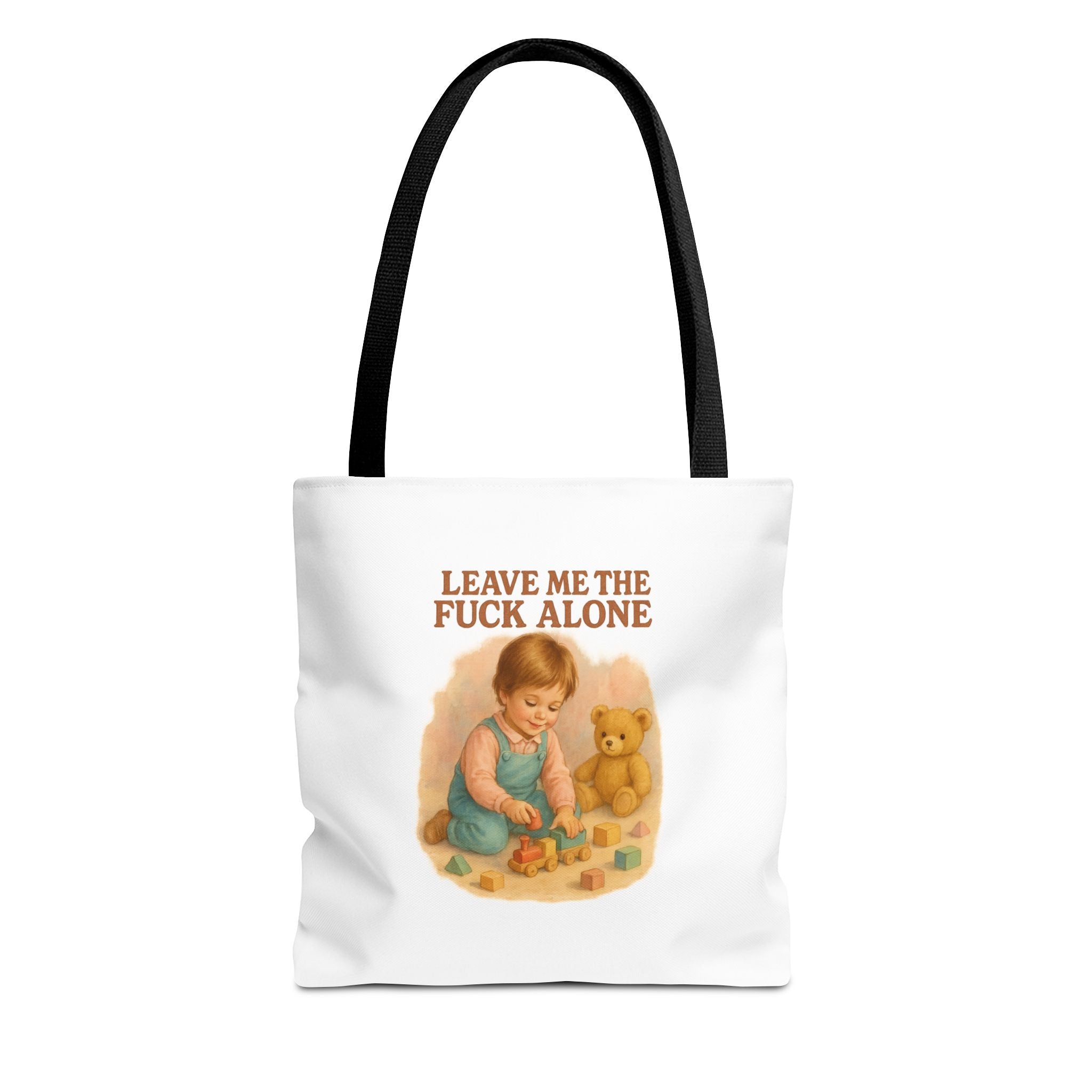 Leave Me The Fuck Alone & Candy Chaos - Tote Bag  Fun Eco-Friendly Shoulder Bag