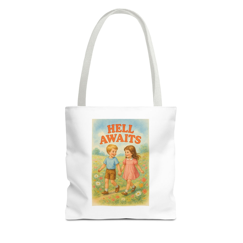 Hell Awaits & Candy Chaos - Tote Bag  Fun Eco-Friendly Shoulder Bag