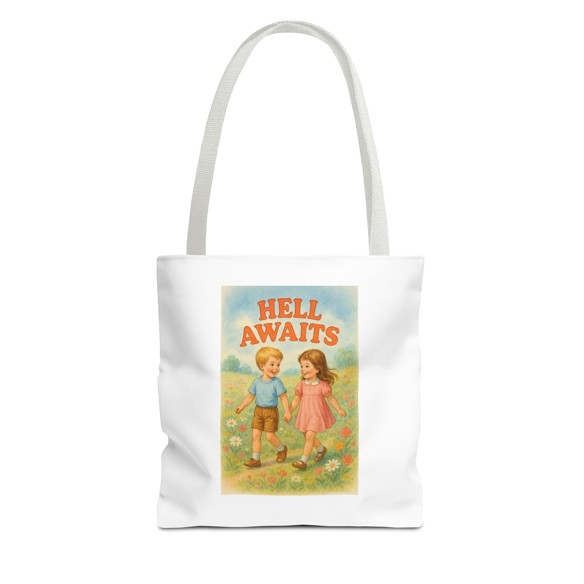 Hell Awaits & Candy Chaos - Tote Bag  Fun Eco-Friendly Shoulder Bag