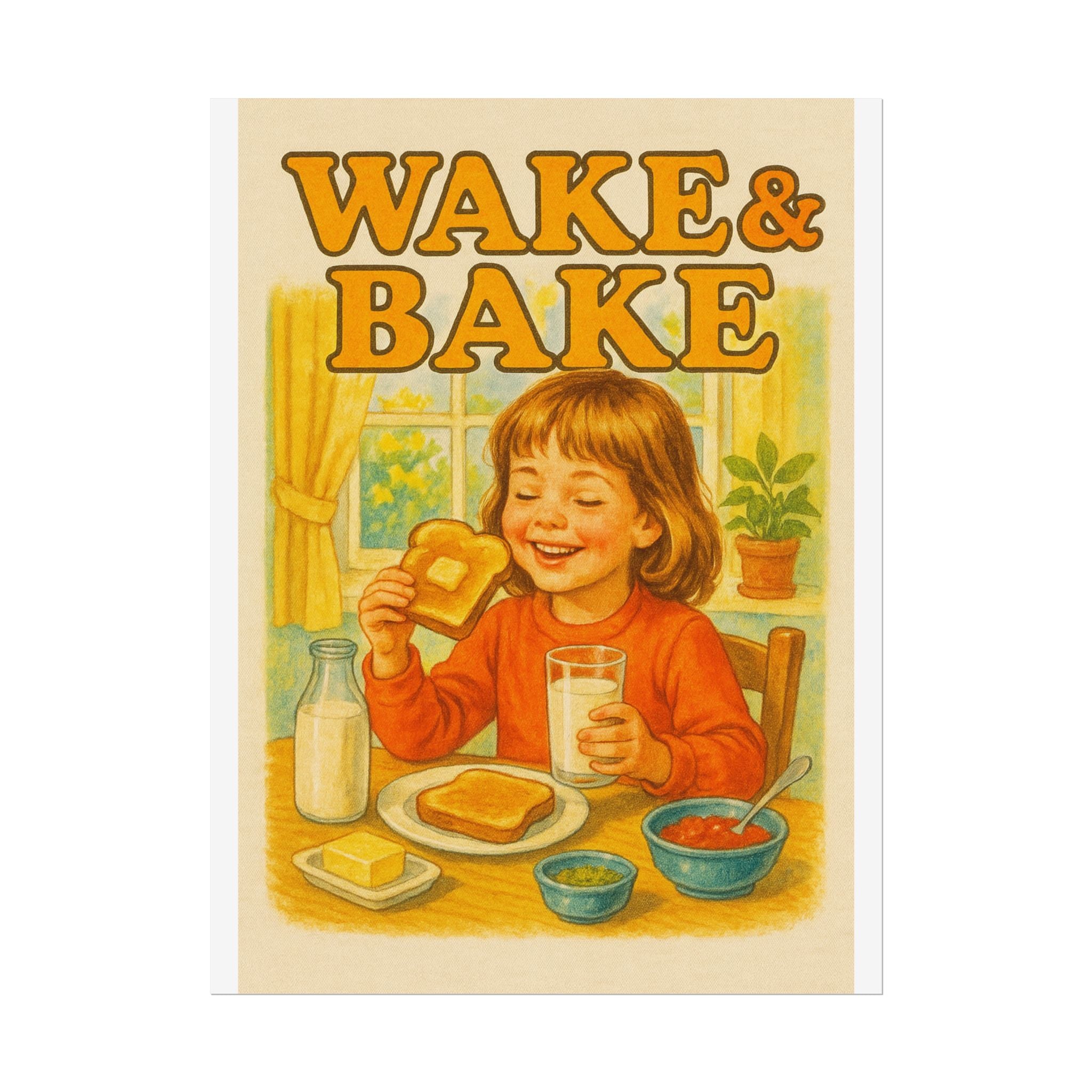 Wake & Bake Poster 6" x 8"