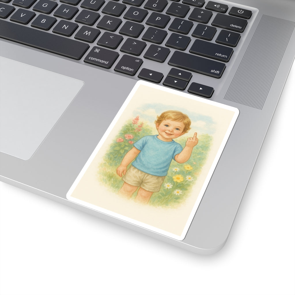 Middle Finger Sticker