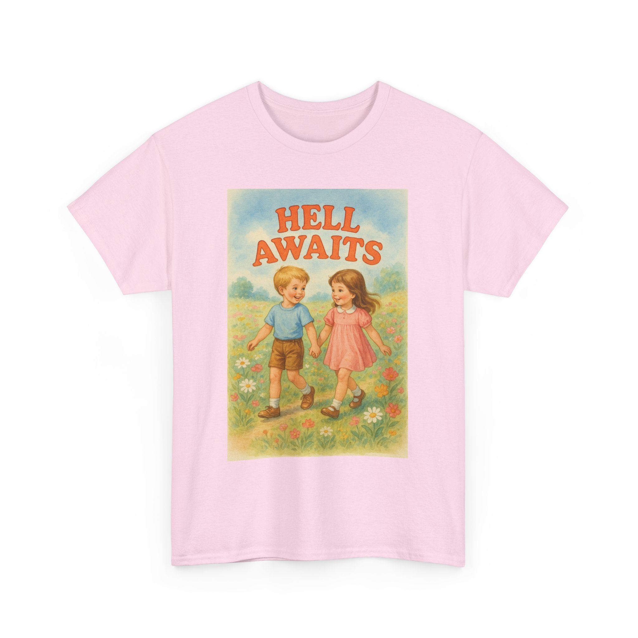 Hell Awaits - Unisex Funny T-Shirt