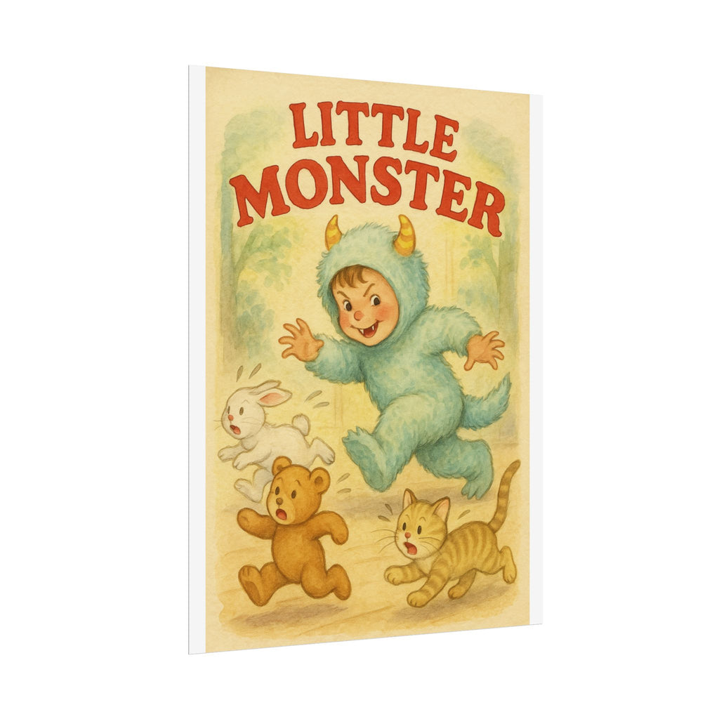 Little Monster Poster 6" x 8"