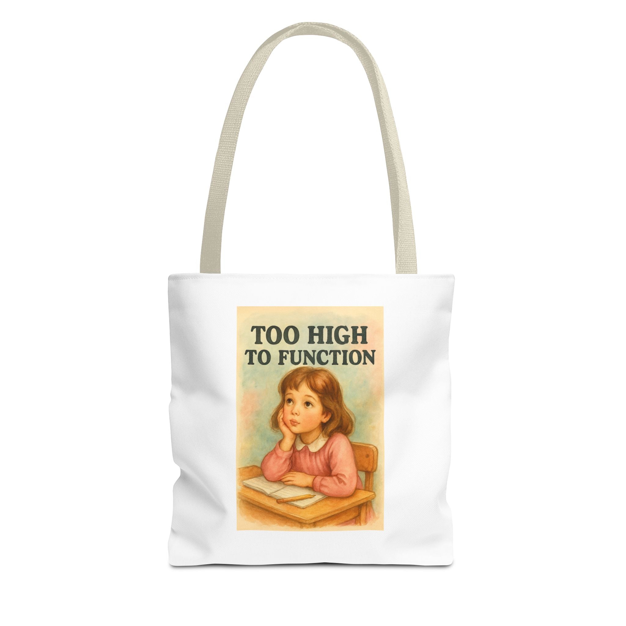 Too High To Function & Candy Chaos - Tote Bag  Fun Eco-Friendly Shoulder Bag