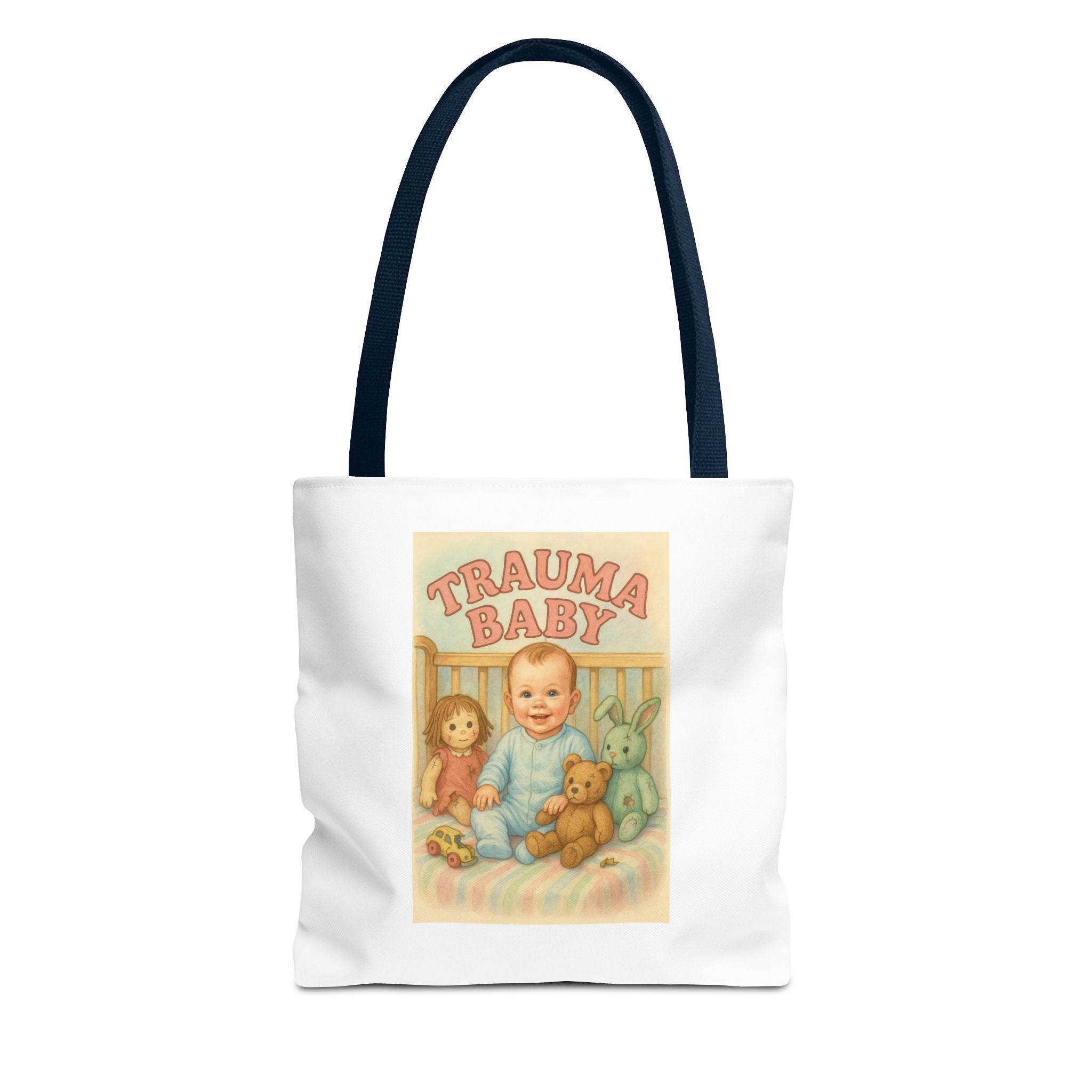 Trauma Baby & Candy Chaos - Tote Bag  Fun Eco-Friendly Shoulder Bag