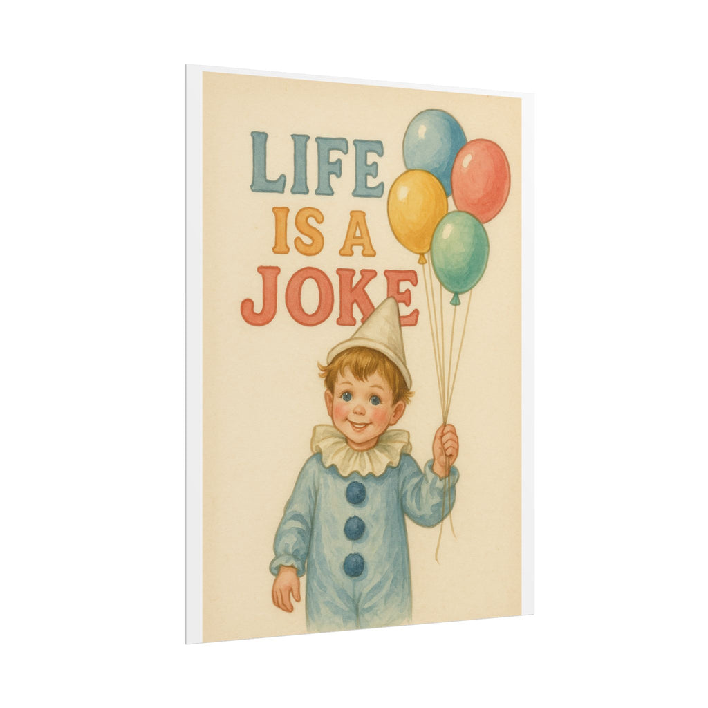 Life Is A Joke Poster 6" x 8"