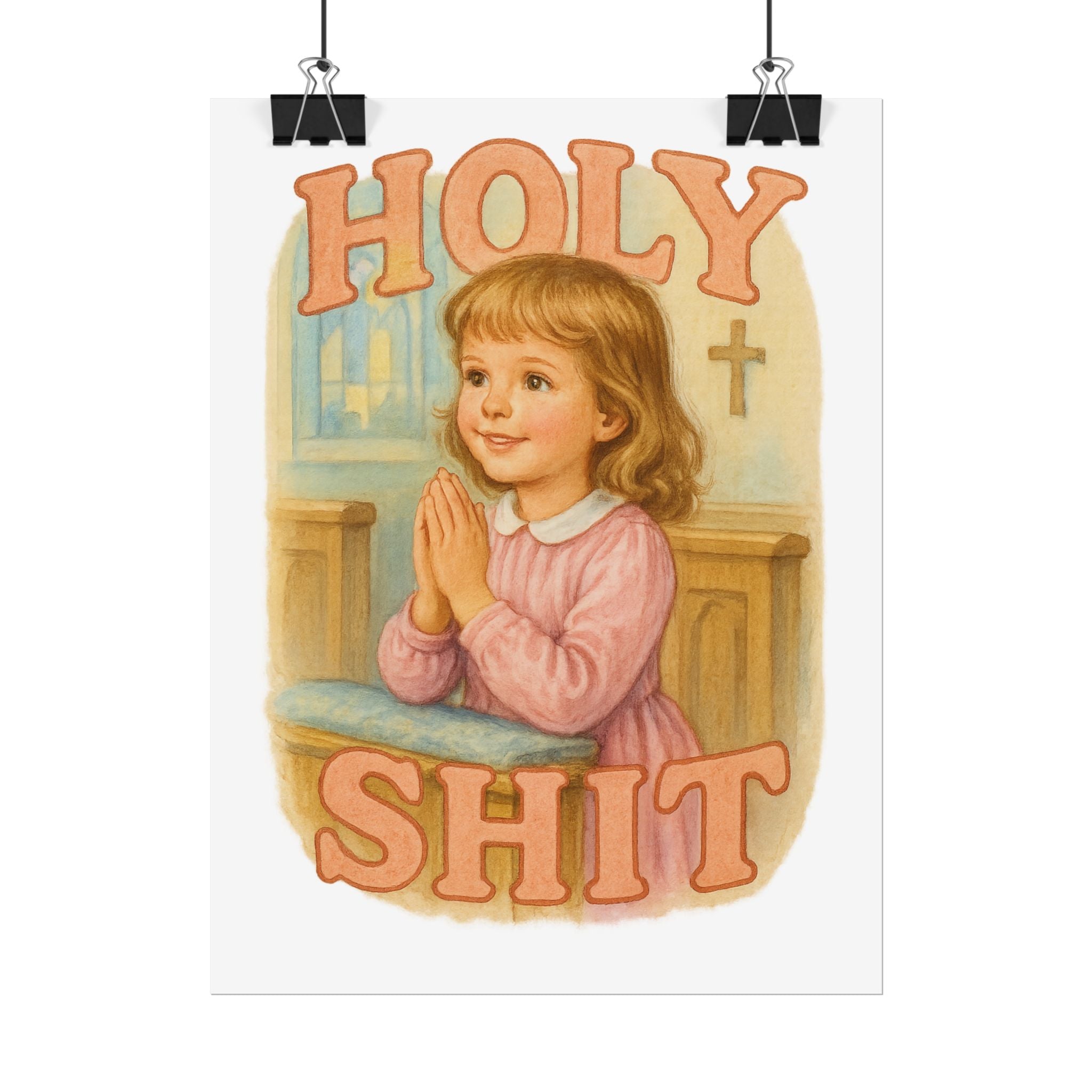 Holy Shit Poster 6" x 8"