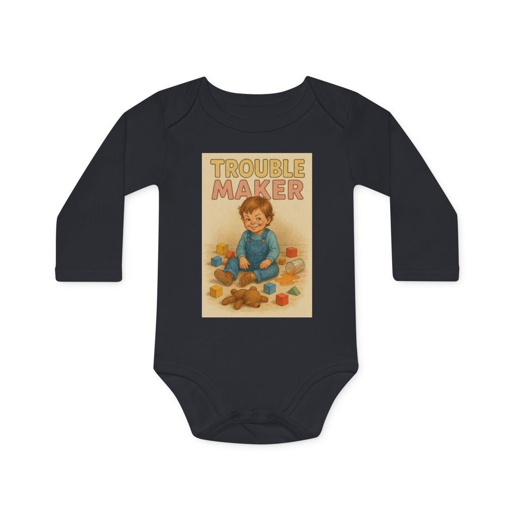 Trouble Maker - Funny Baby Bodysuit