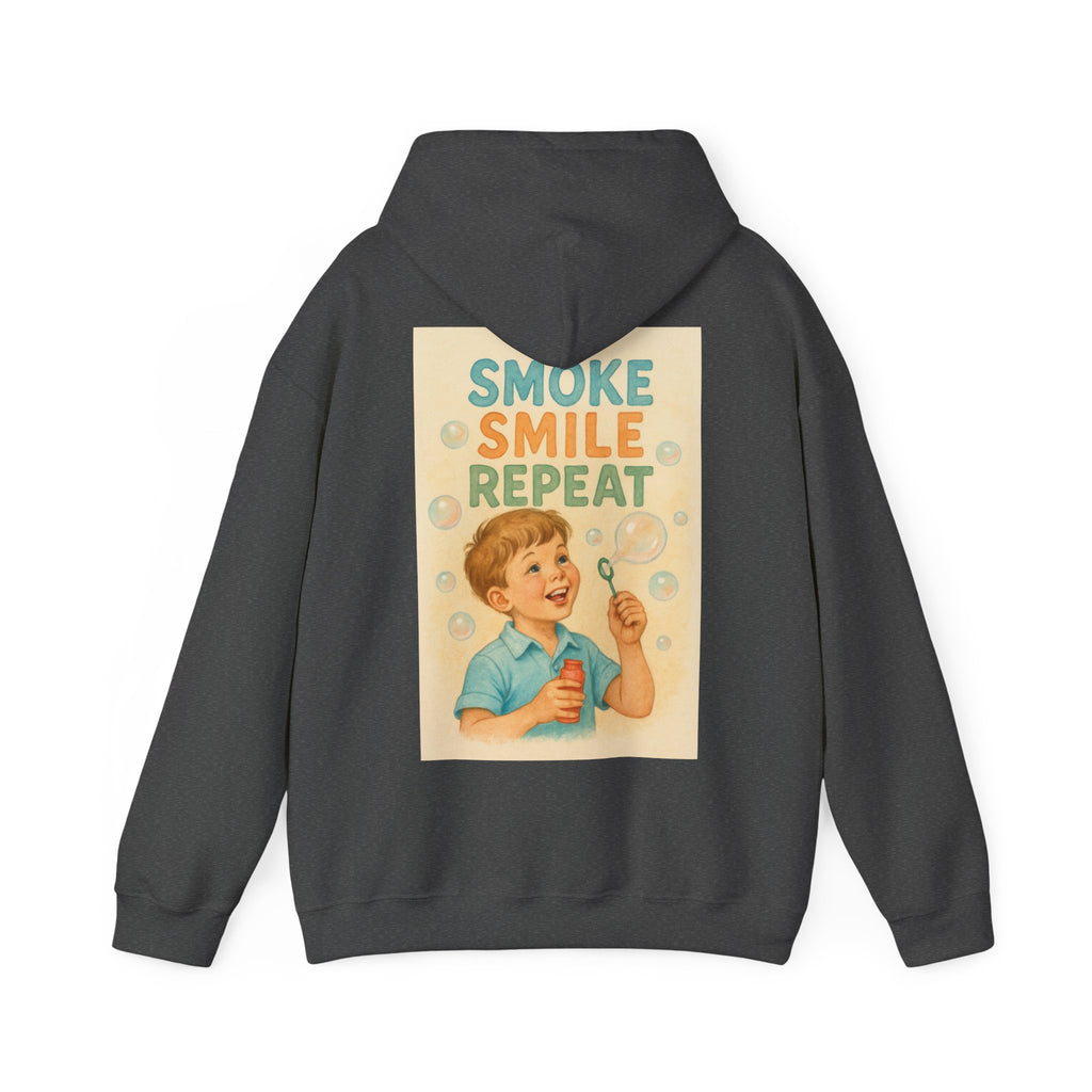 Smoke Smile Repeat - Unisex Funny Hoodie