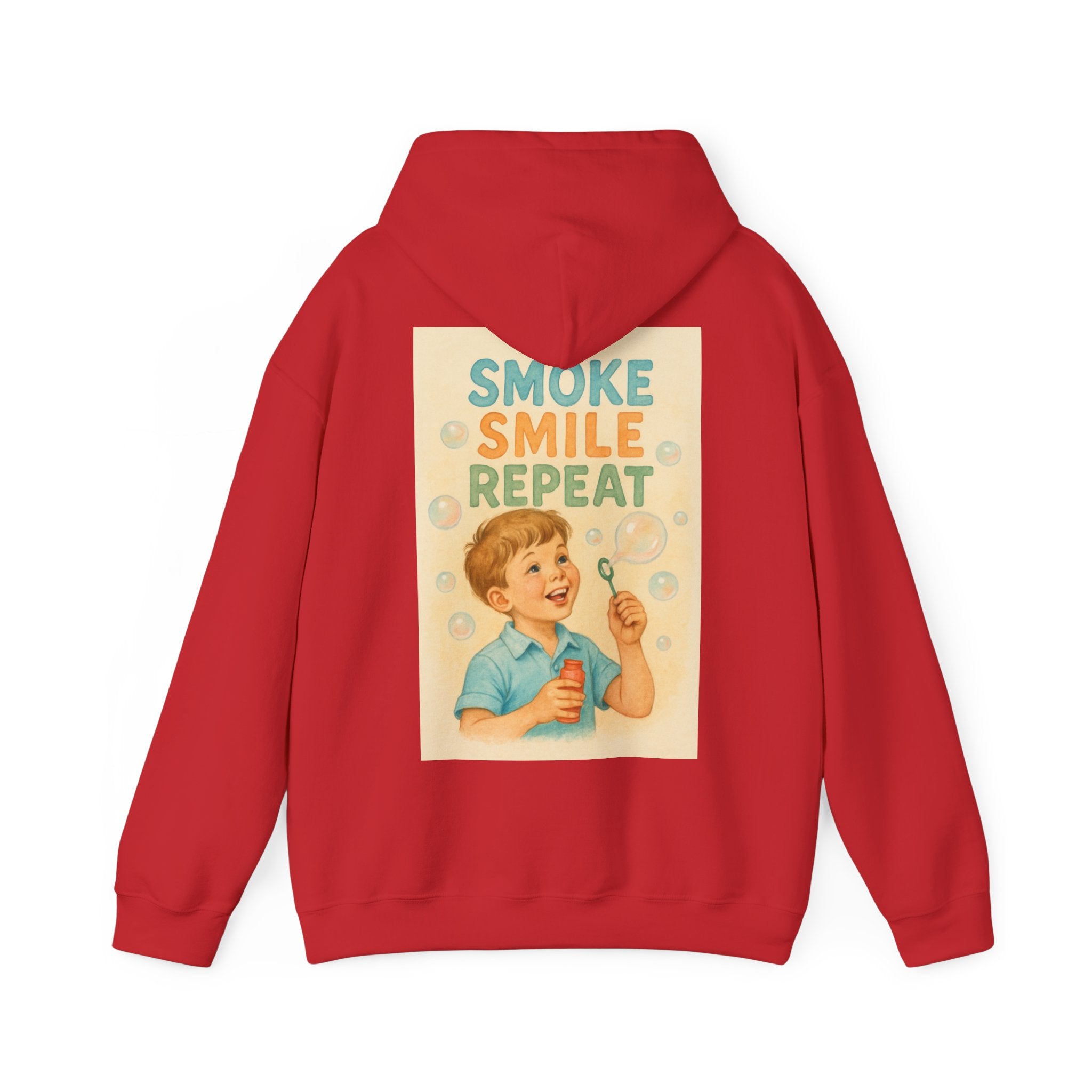 Smoke Smile Repeat - Unisex Funny Hoodie