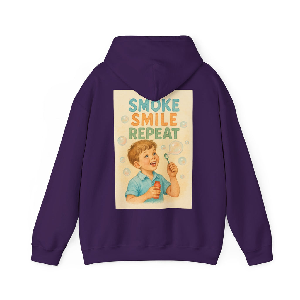 Smoke Smile Repeat - Unisex Funny Hoodie