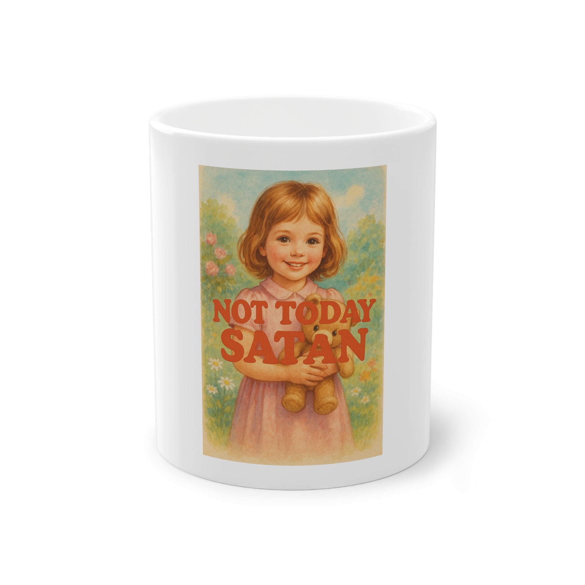 Not Today Satan Funny Mug