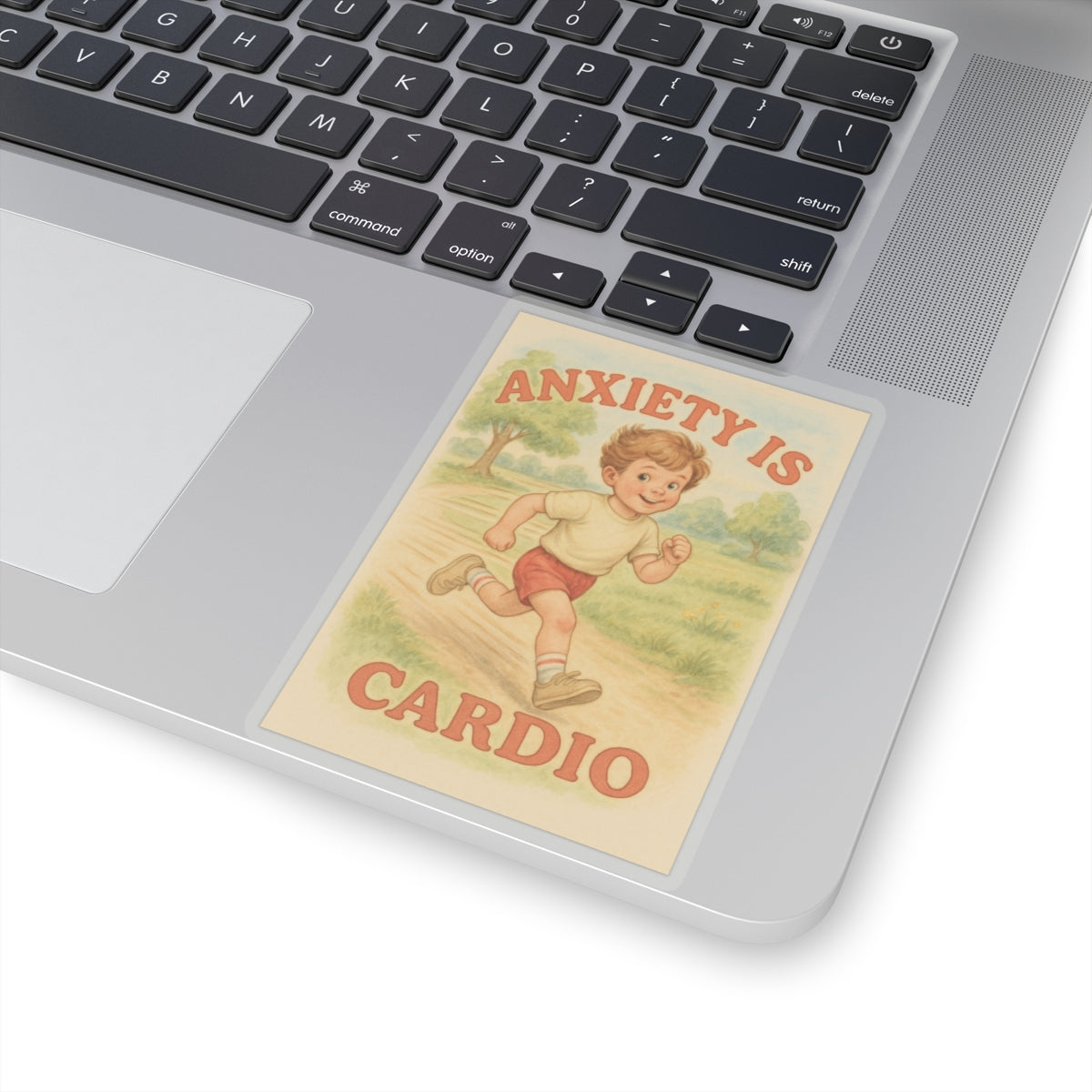 Anxiety Is My Cardio Sticker