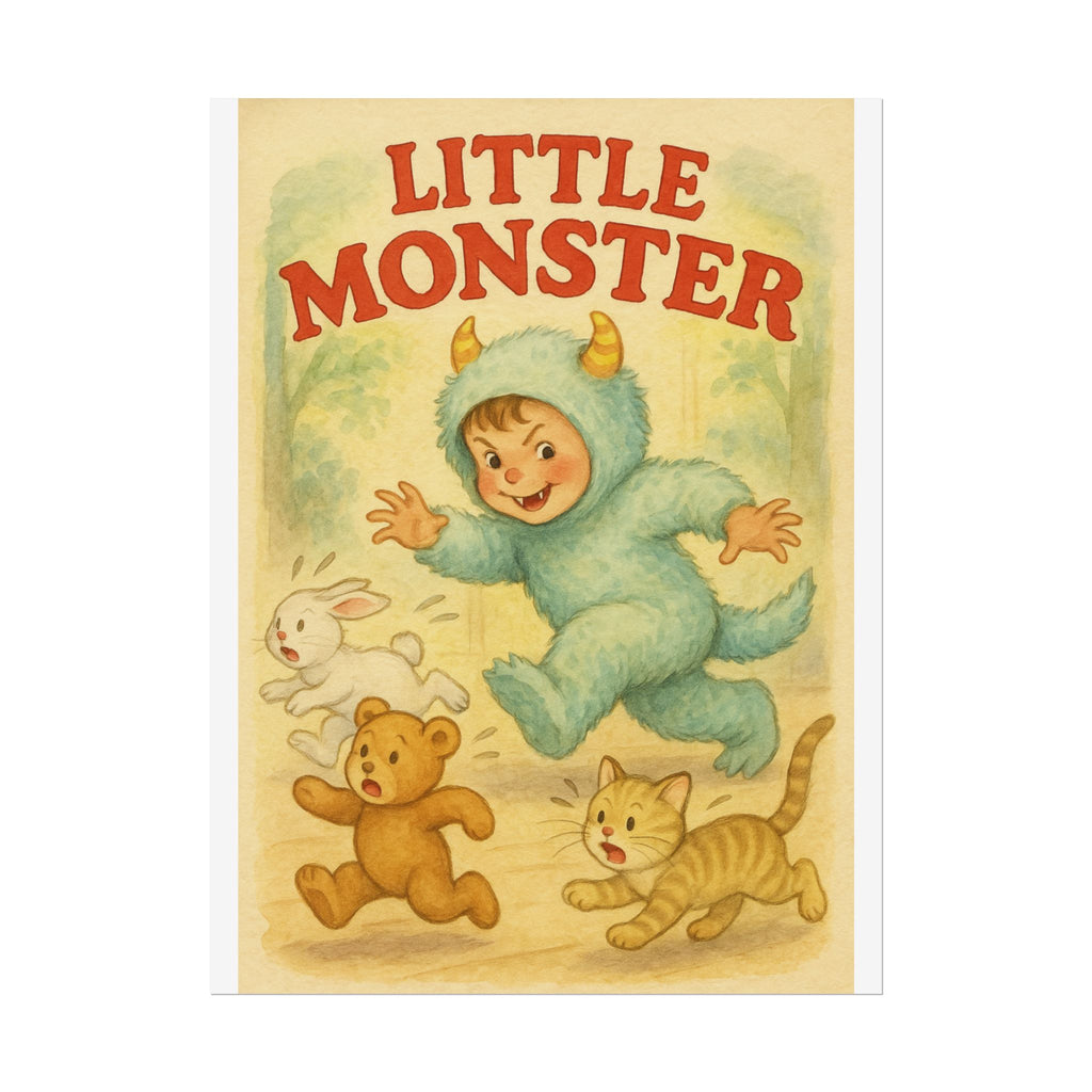 Little Monster Poster 6" x 8"
