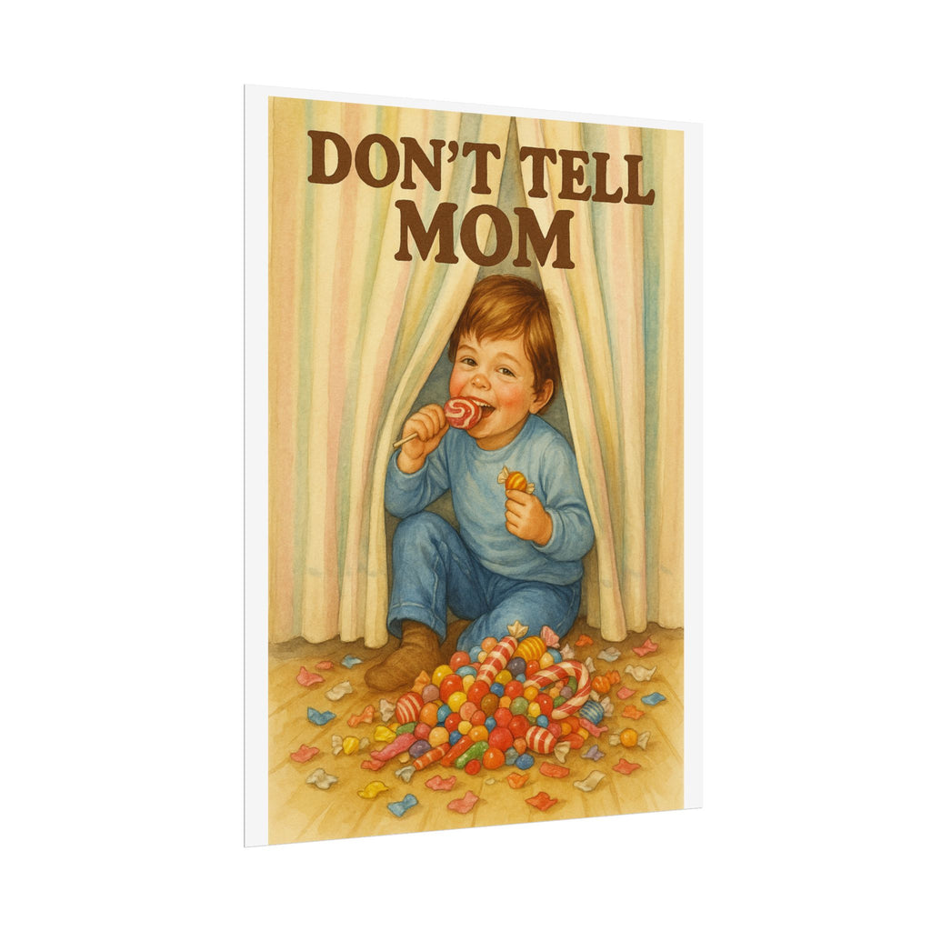 Don’t Tell Mom Poster 6" x 8"