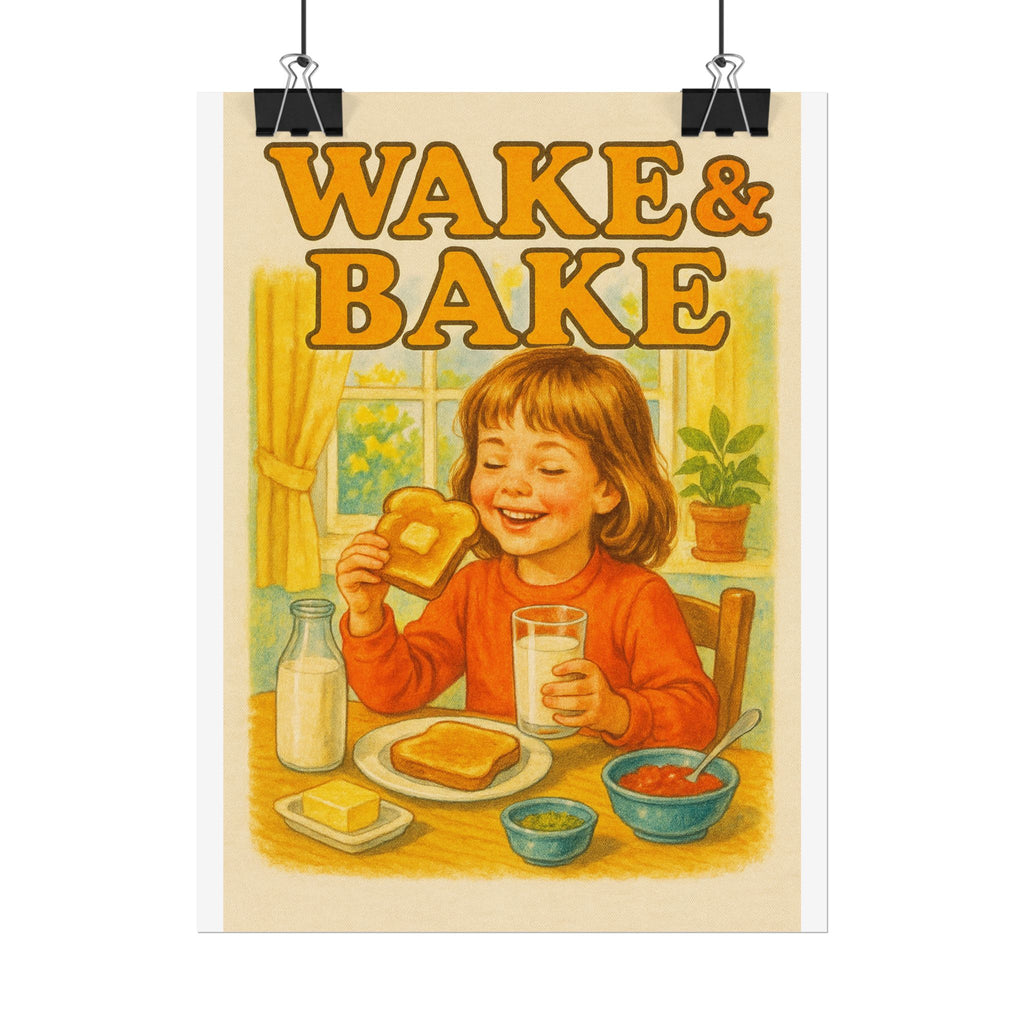 Wake & Bake Poster 6" x 8"