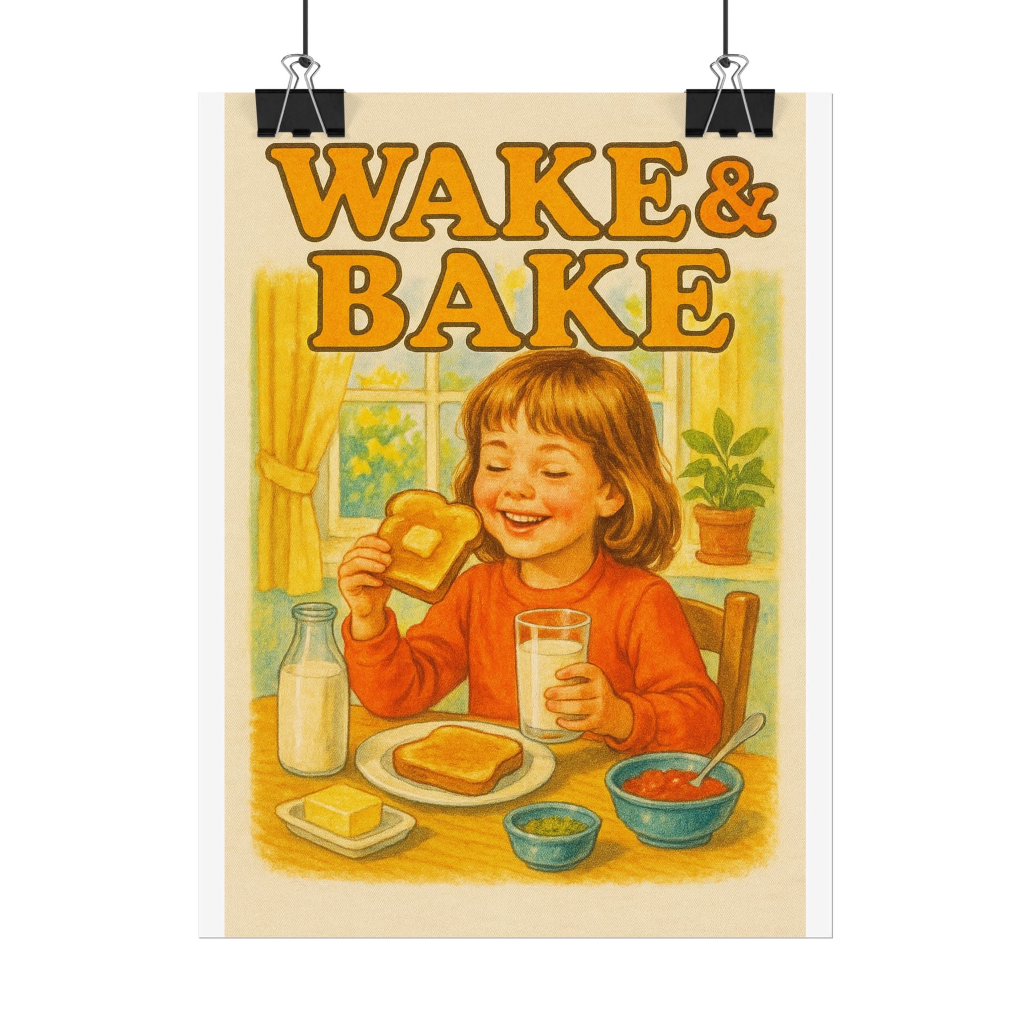 Wake & Bake Poster 6" x 8"