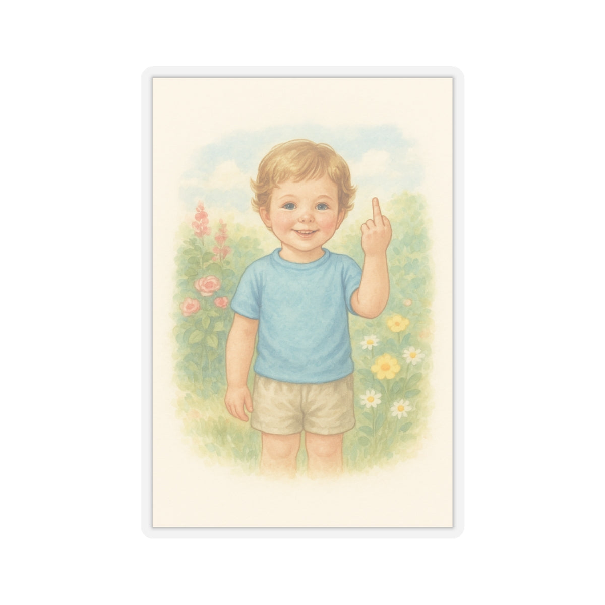 Middle Finger Sticker