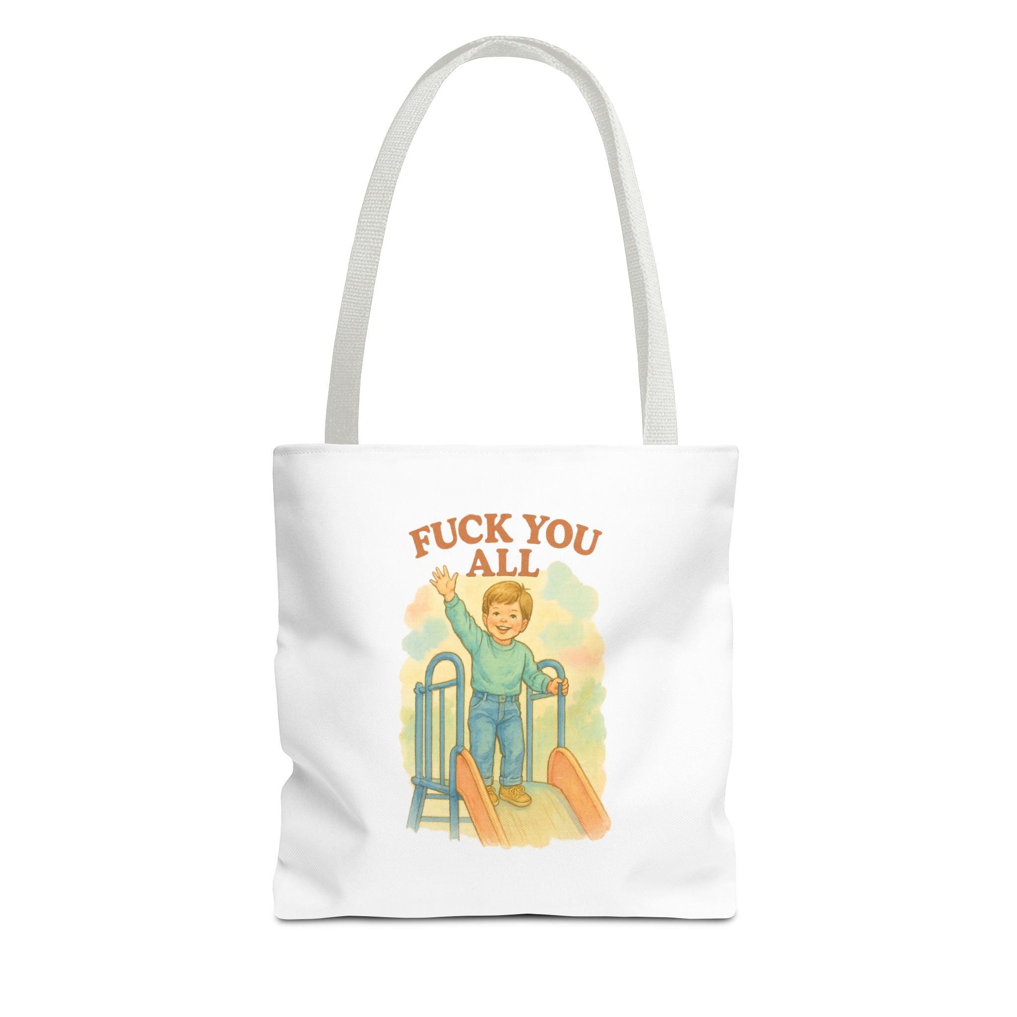 Fuck You All & Candy Chaos - Tote Bag  Fun Eco-Friendly Shoulder Bag