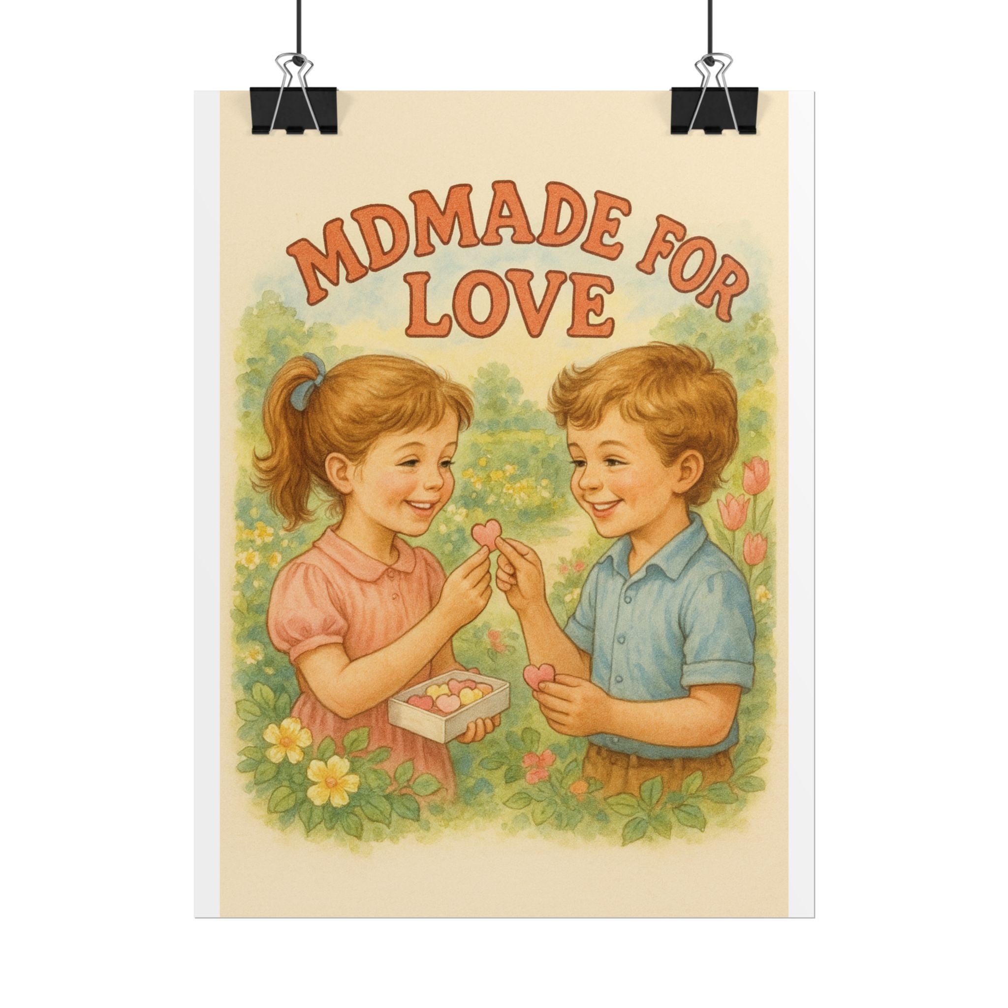 MDMAde For Love Poster 6" x 8"