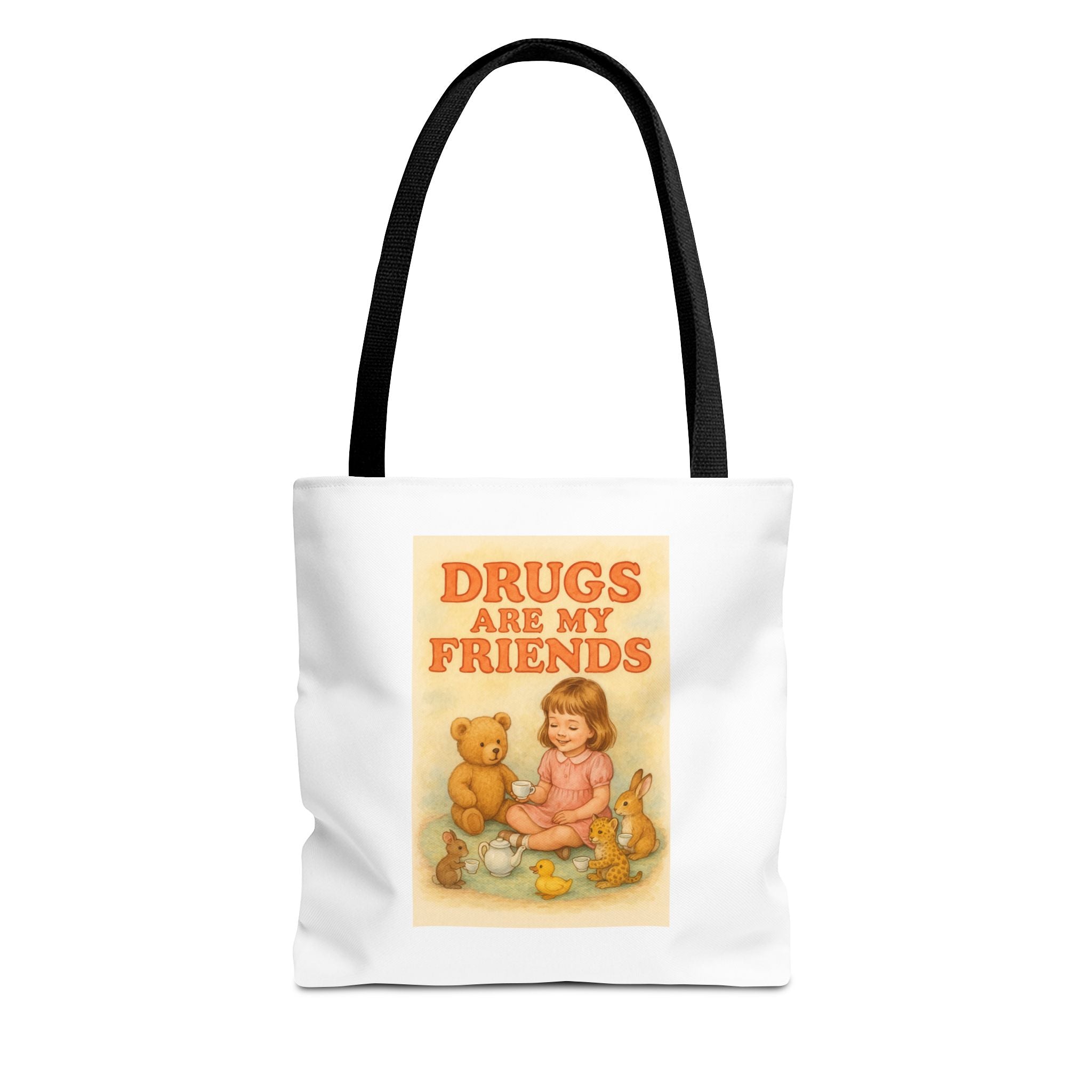 Drugs Are My Friends & Candy Chaos - Tote Bag  Fun Eco-Friendly Shoulder Bag