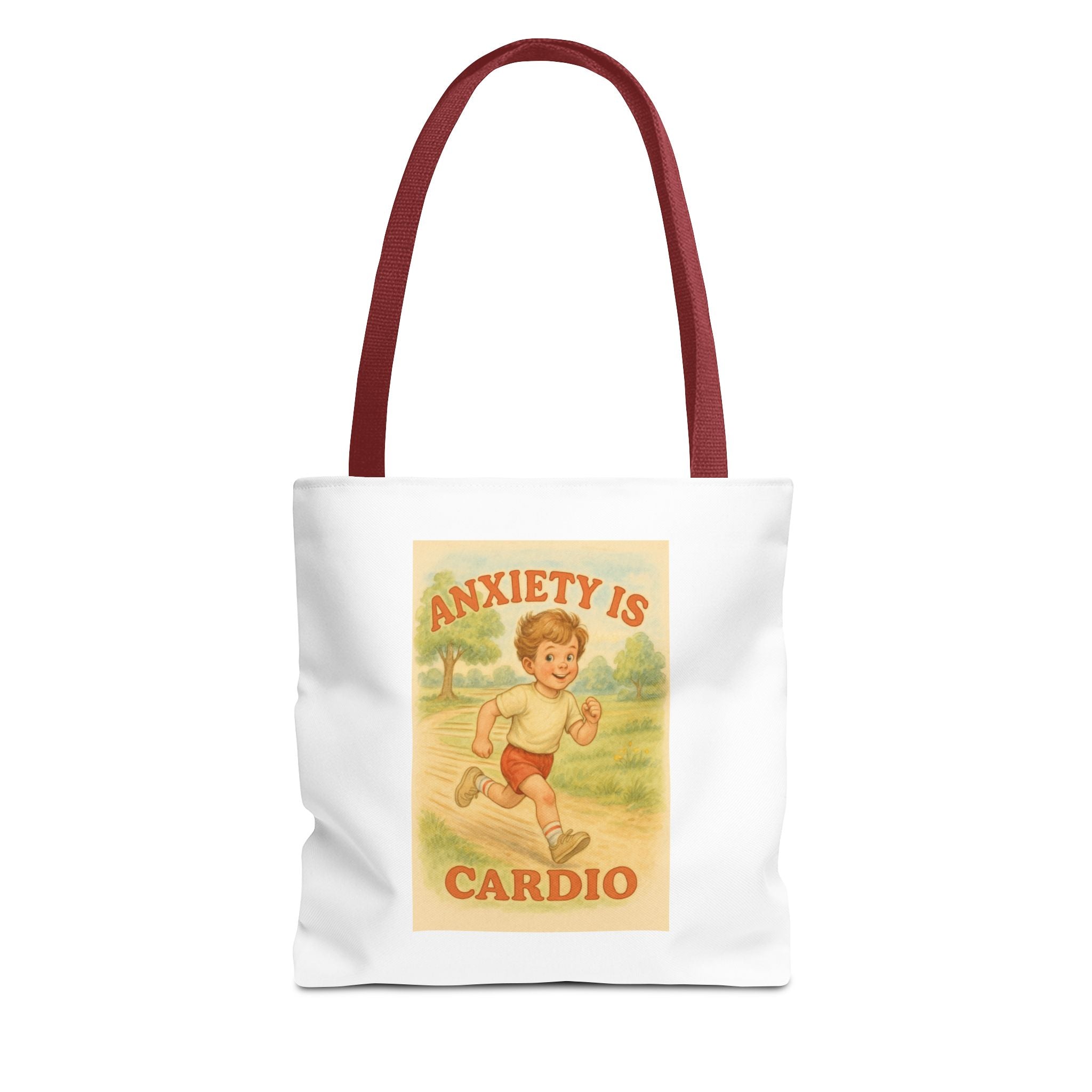 Anxiety Is My Cardio & Candy Chaos - Tote Bag  Fun Eco-Friendly Shoulder Bag