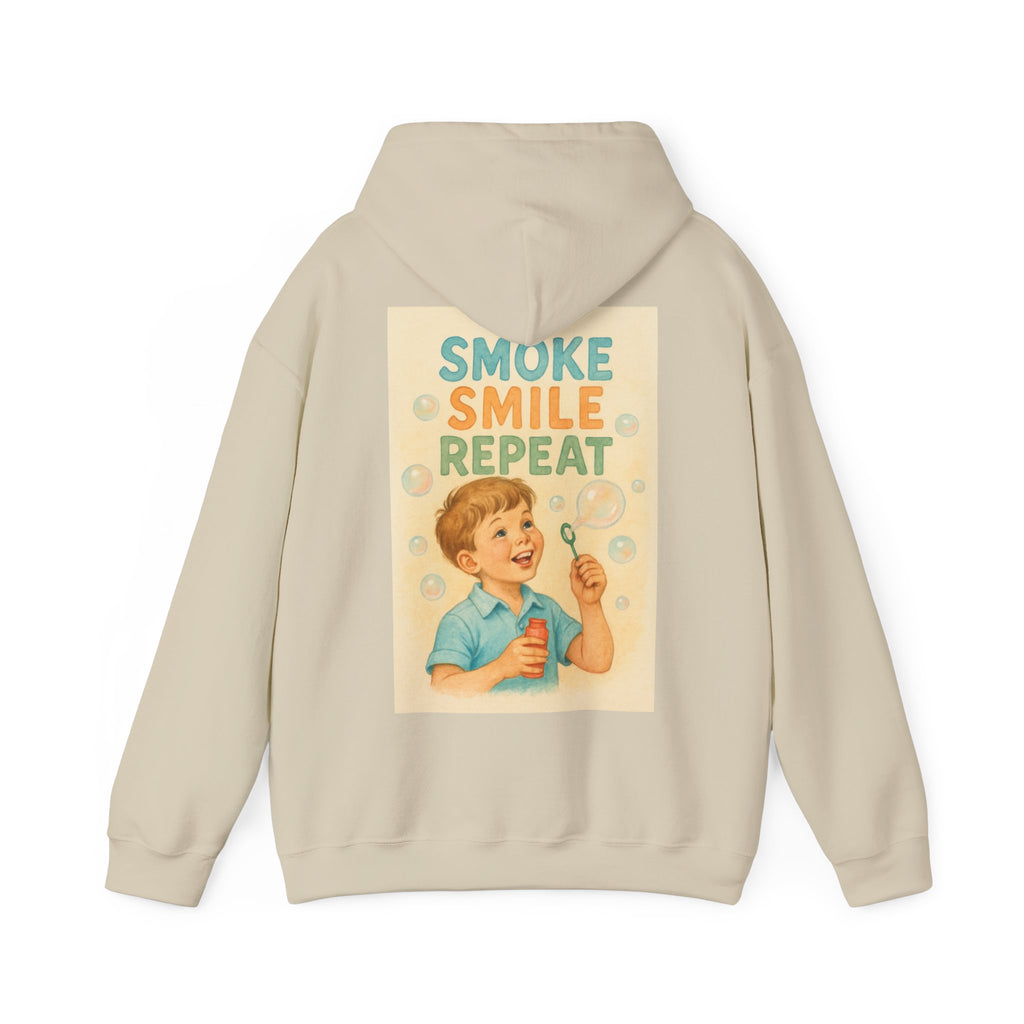 Smoke Smile Repeat - Unisex Funny Hoodie