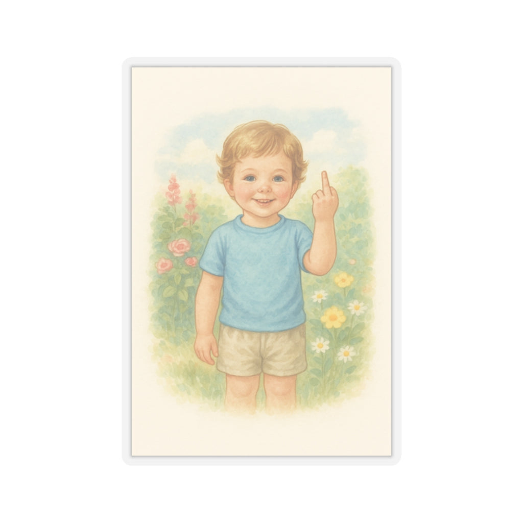 Middle Finger Sticker