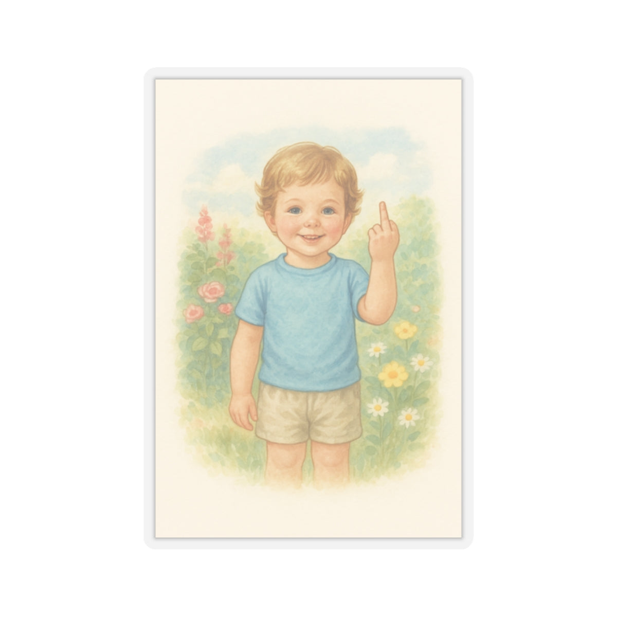 Middle Finger Sticker