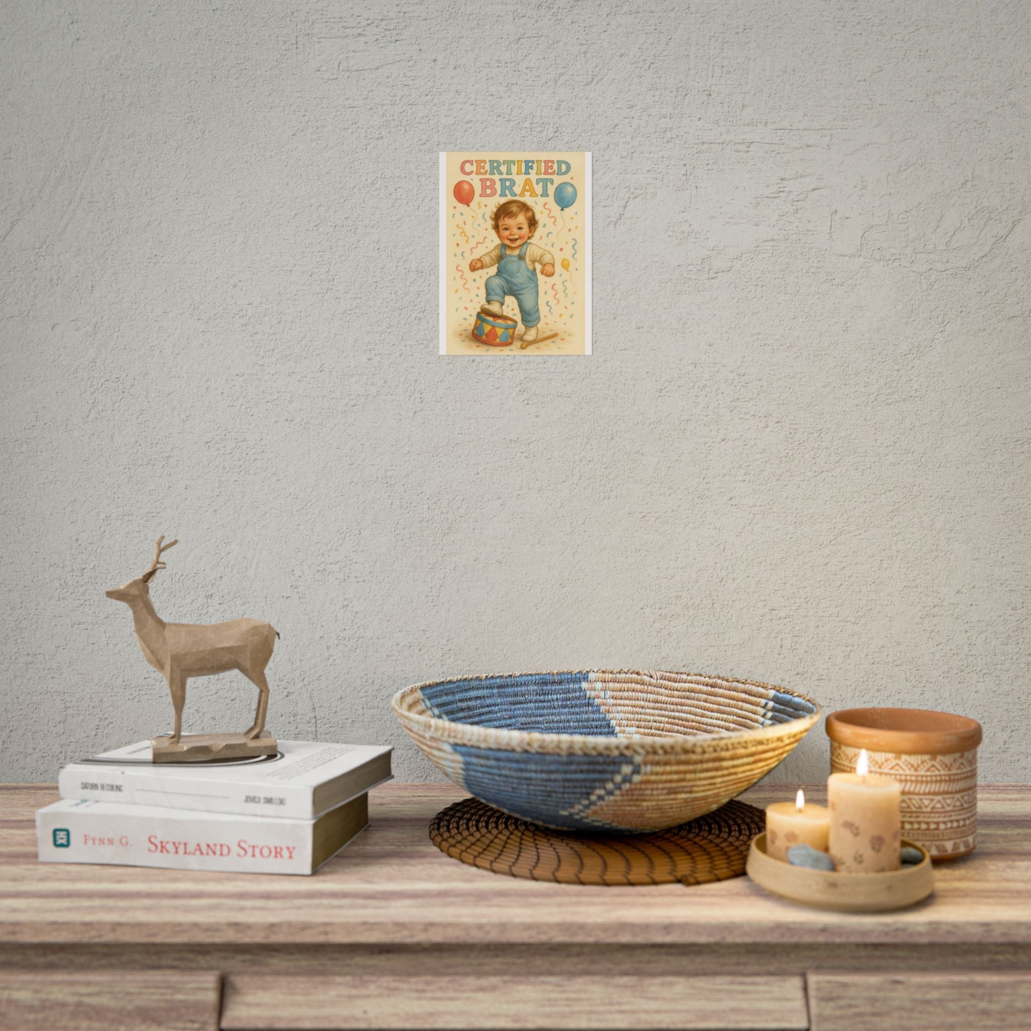 Certified Brat Poster 6" x 8"