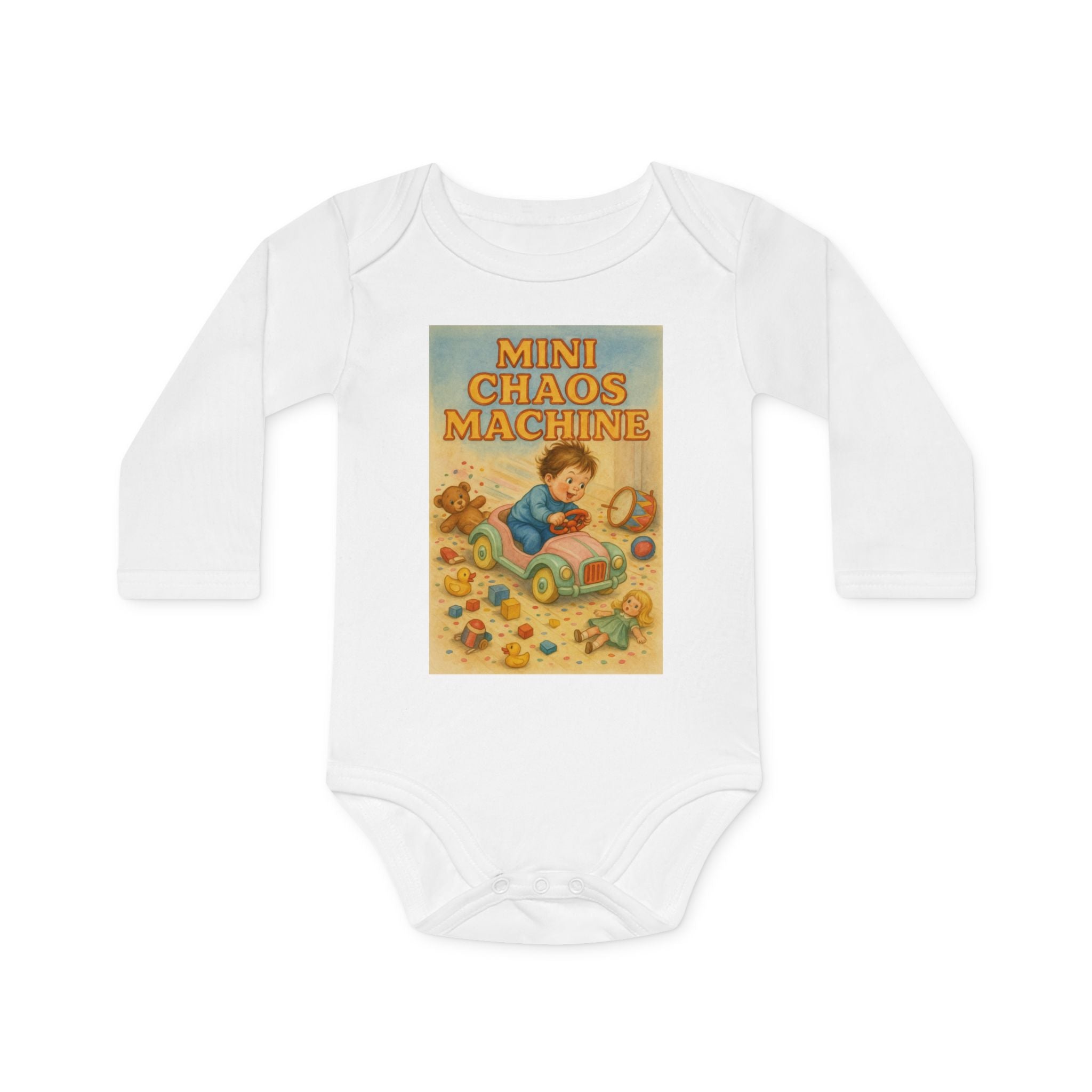 Mini Chaos Machine - Funny Baby Bodysuit