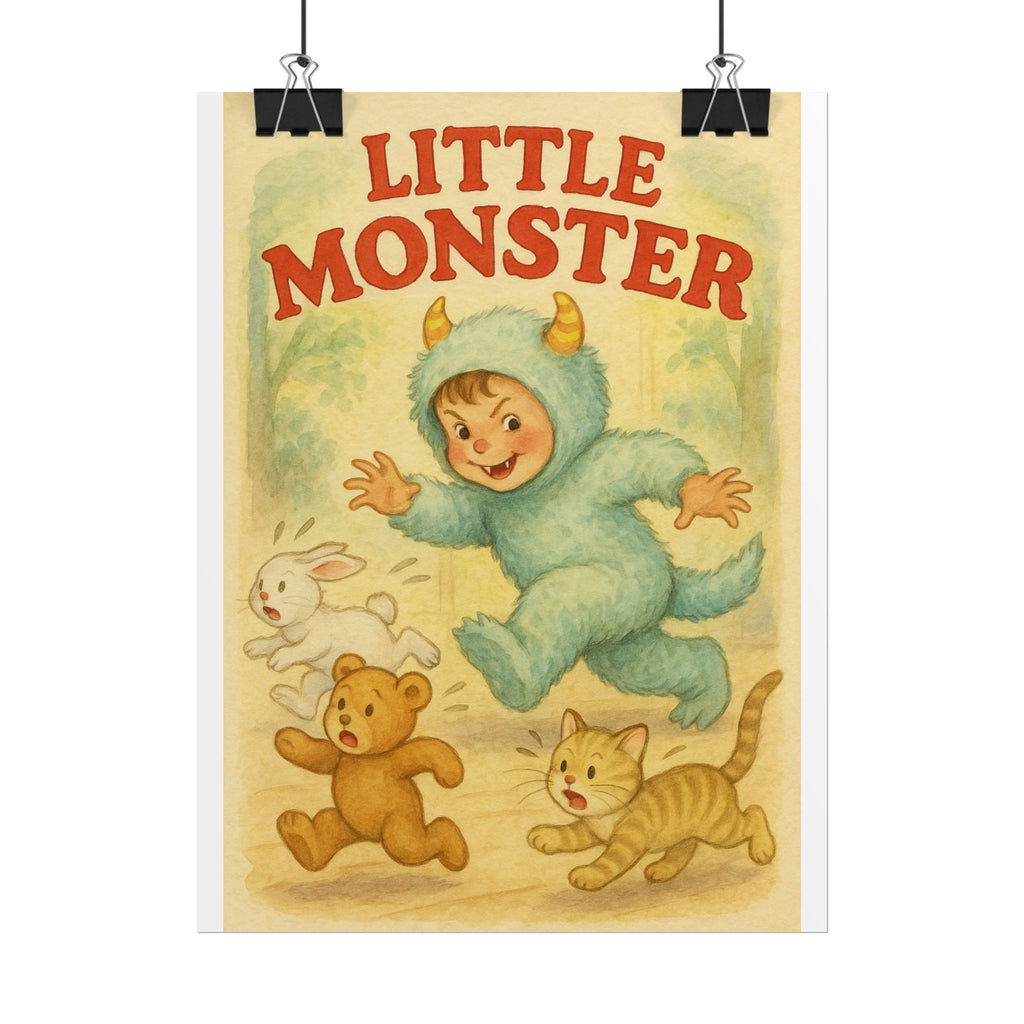 Little Monster Poster 6" x 8"