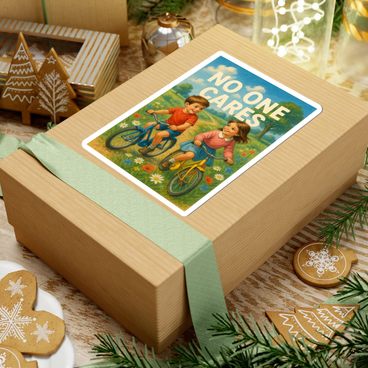 No One Cares Sticker