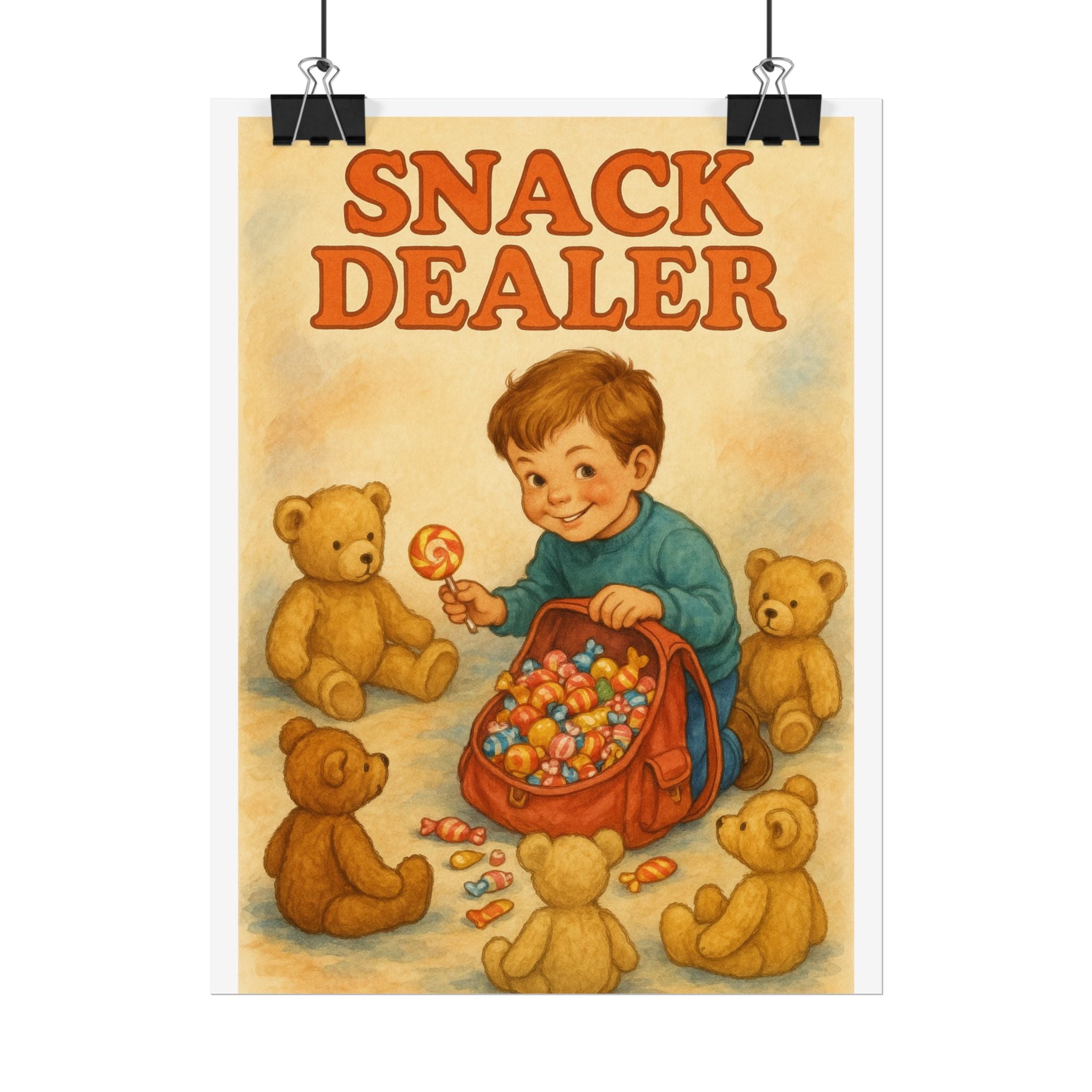 Snack Dealer Poster 6" x 8"