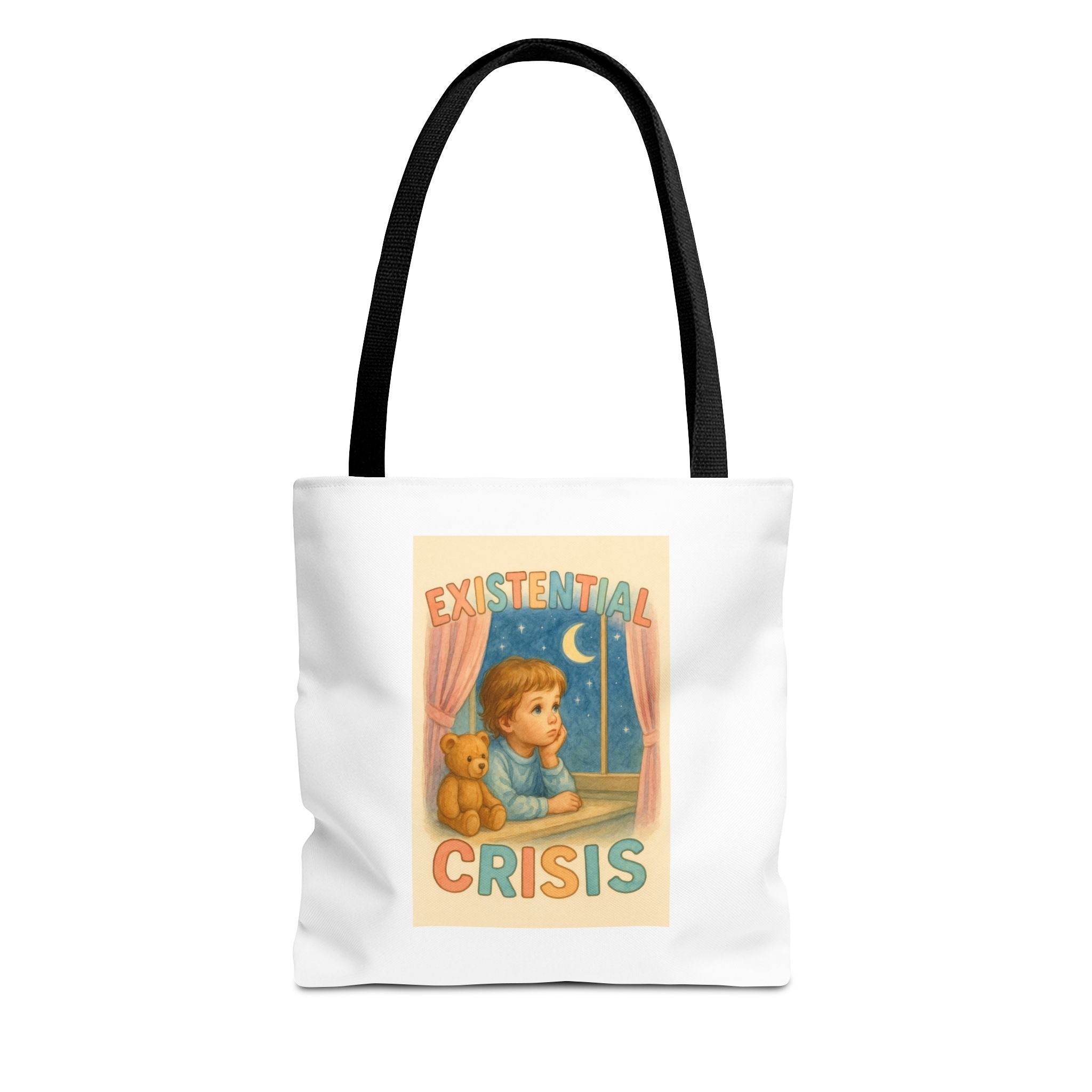 Existential Crisis & Candy Chaos - Tote Bag  Fun Eco-Friendly Shoulder Bag