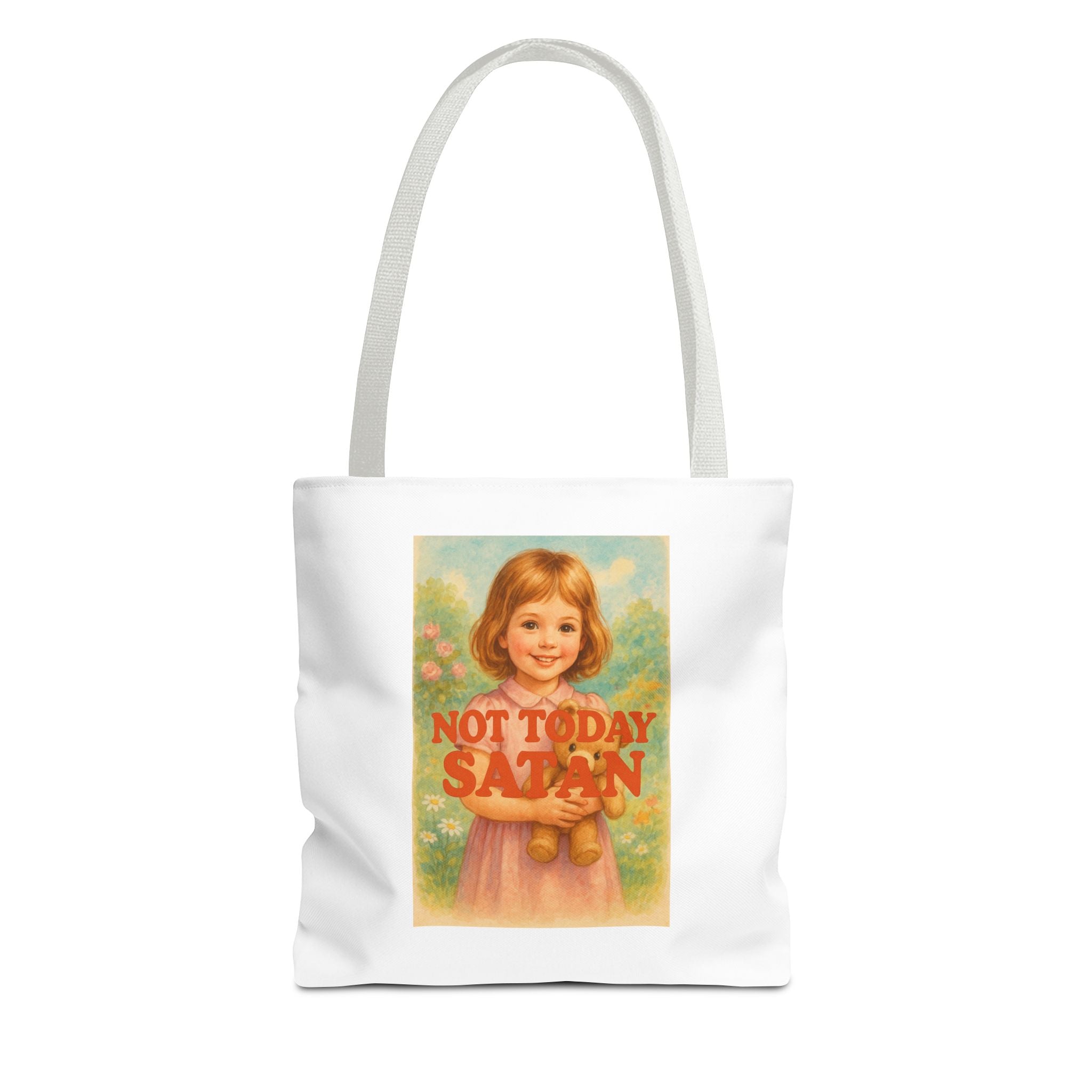 Not Today Satan & Candy Chaos - Tote Bag  Fun Eco-Friendly Shoulder Bag