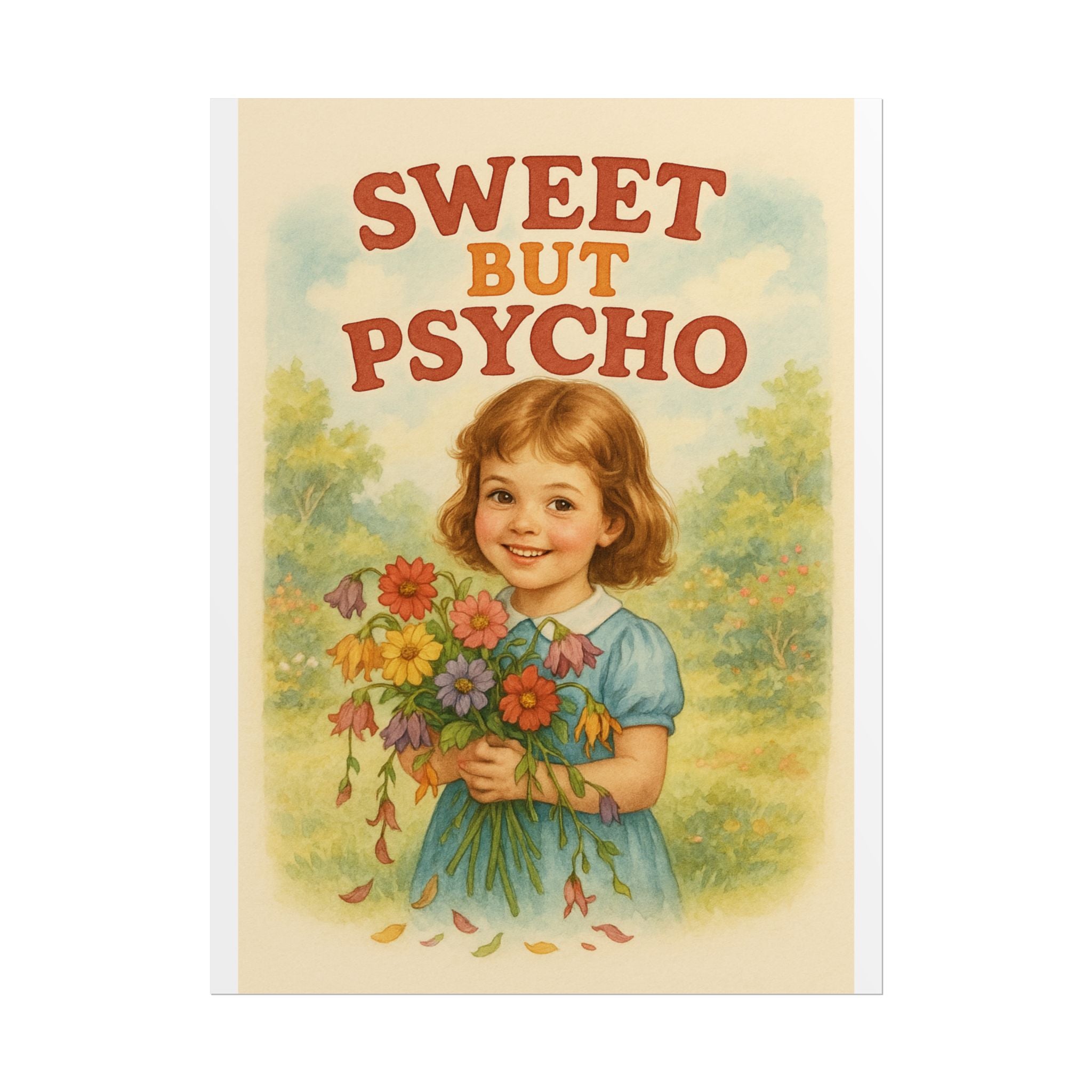 Sweet But Psycho Poster 6" x 8"