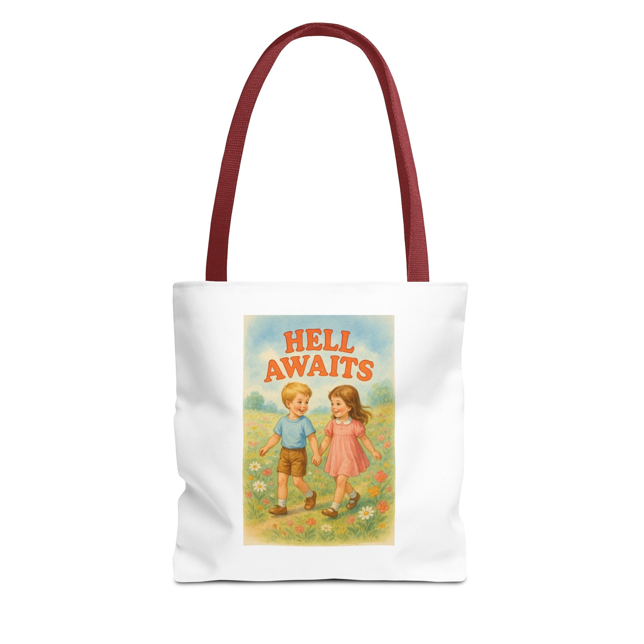 Hell Awaits & Candy Chaos - Tote Bag  Fun Eco-Friendly Shoulder Bag