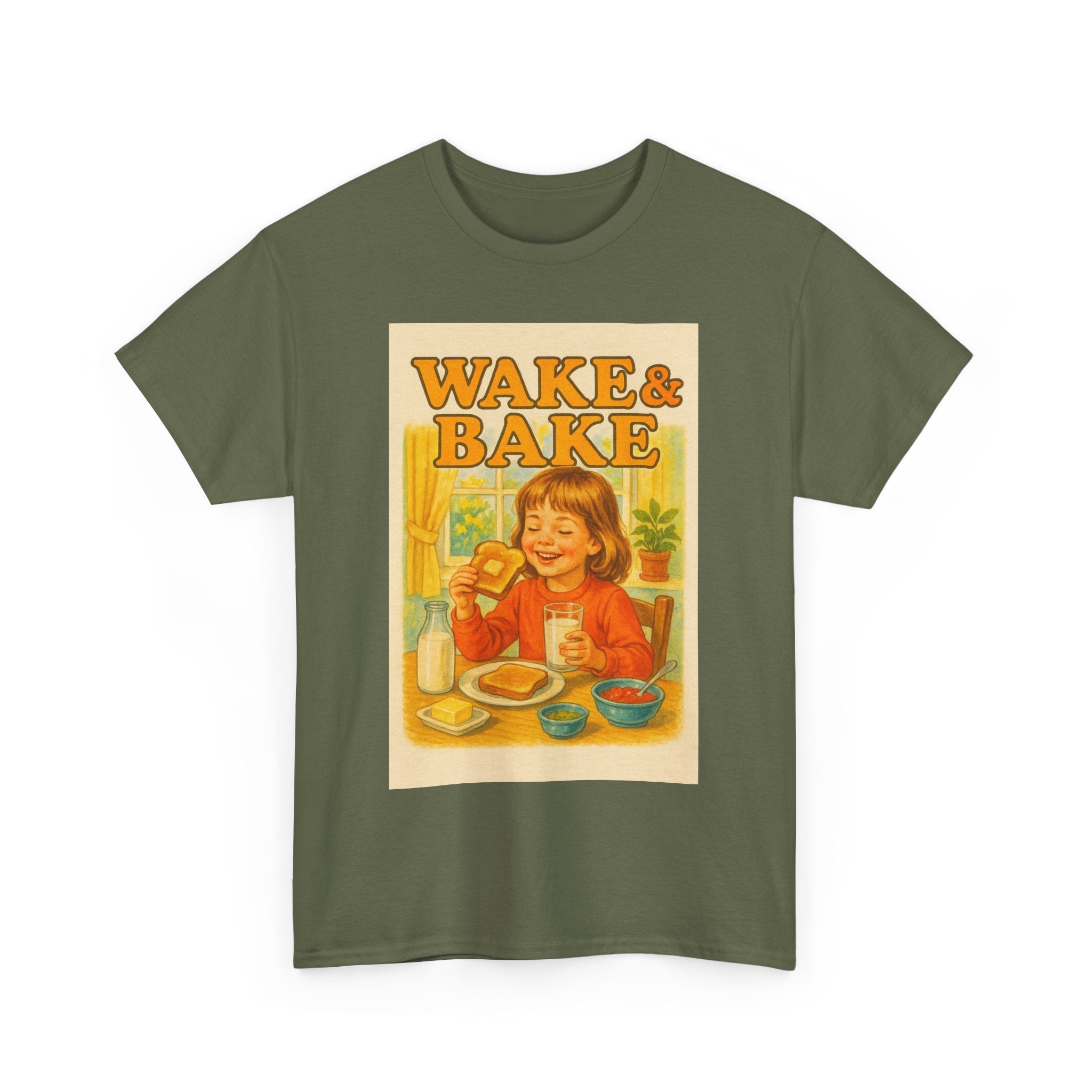 Wake & Bake - Unisex Funny T-Shirt