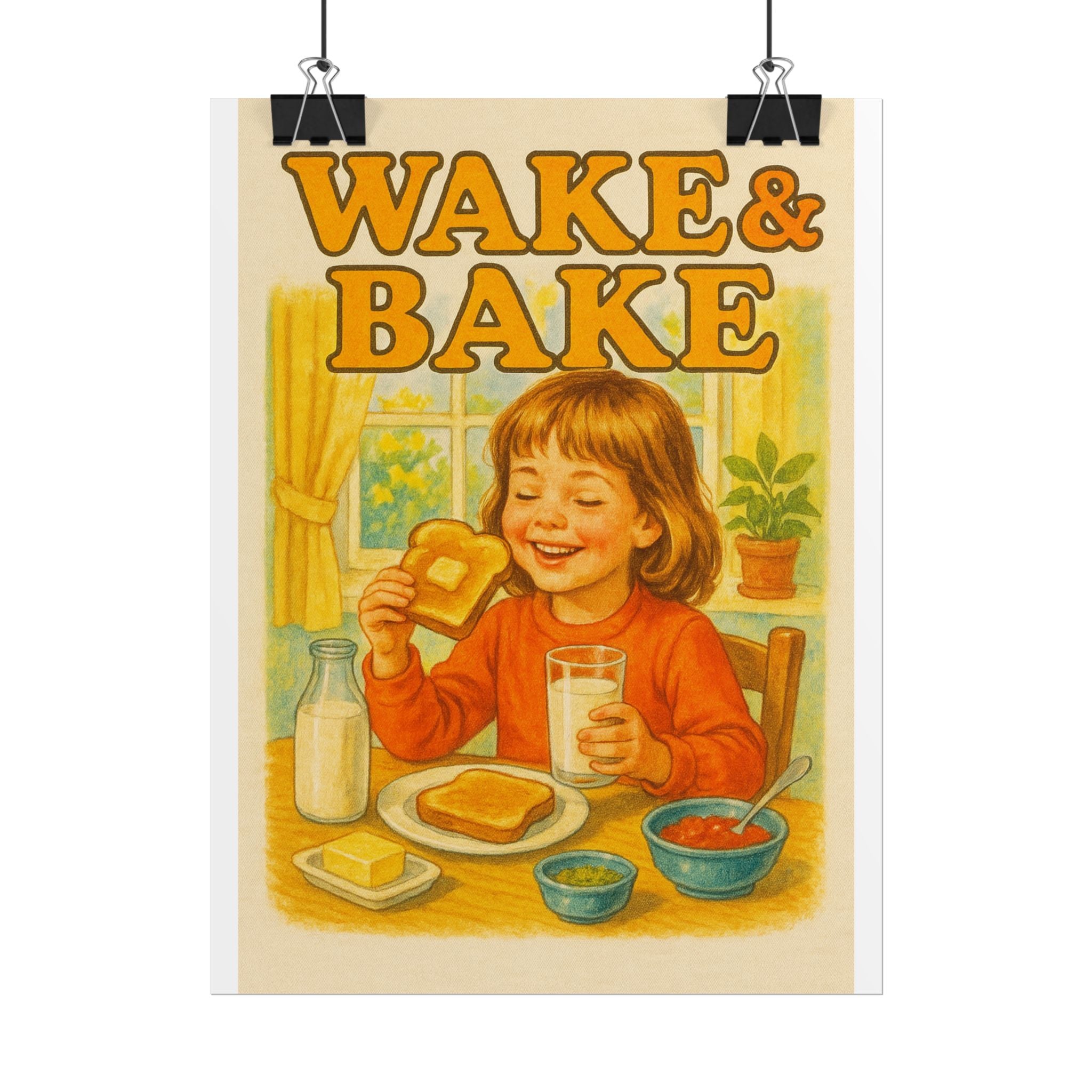 Wake & Bake Poster 6" x 8"