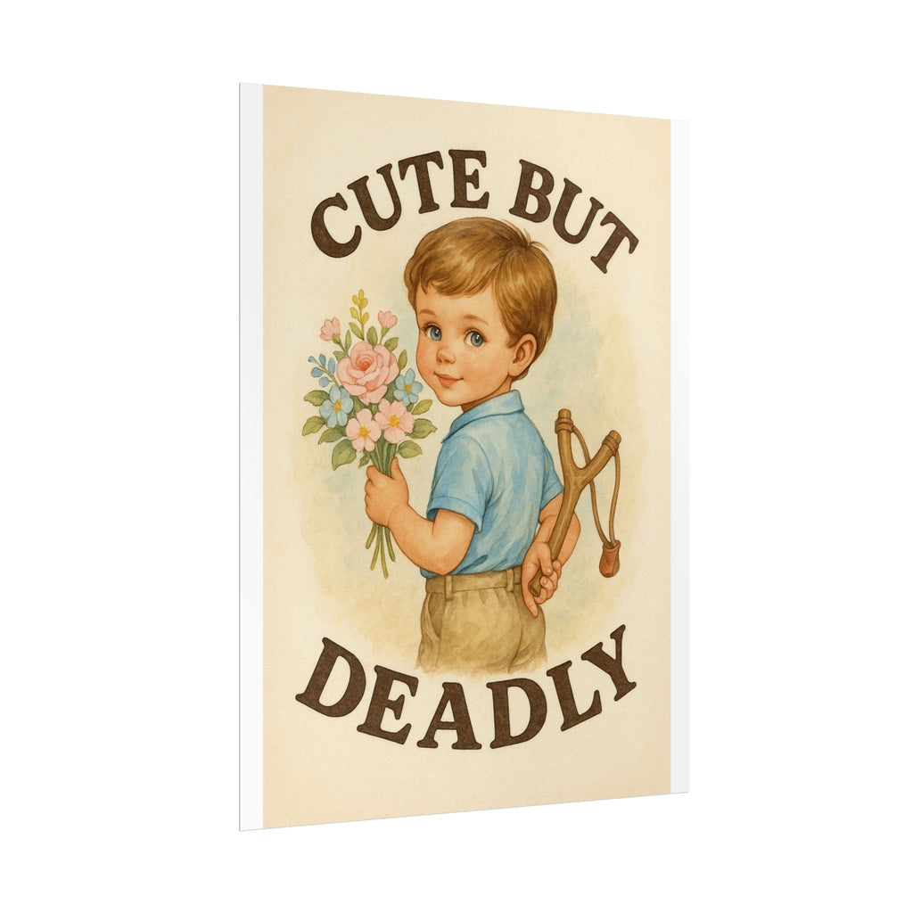 Cute But Deadly Poster 6" x 8"