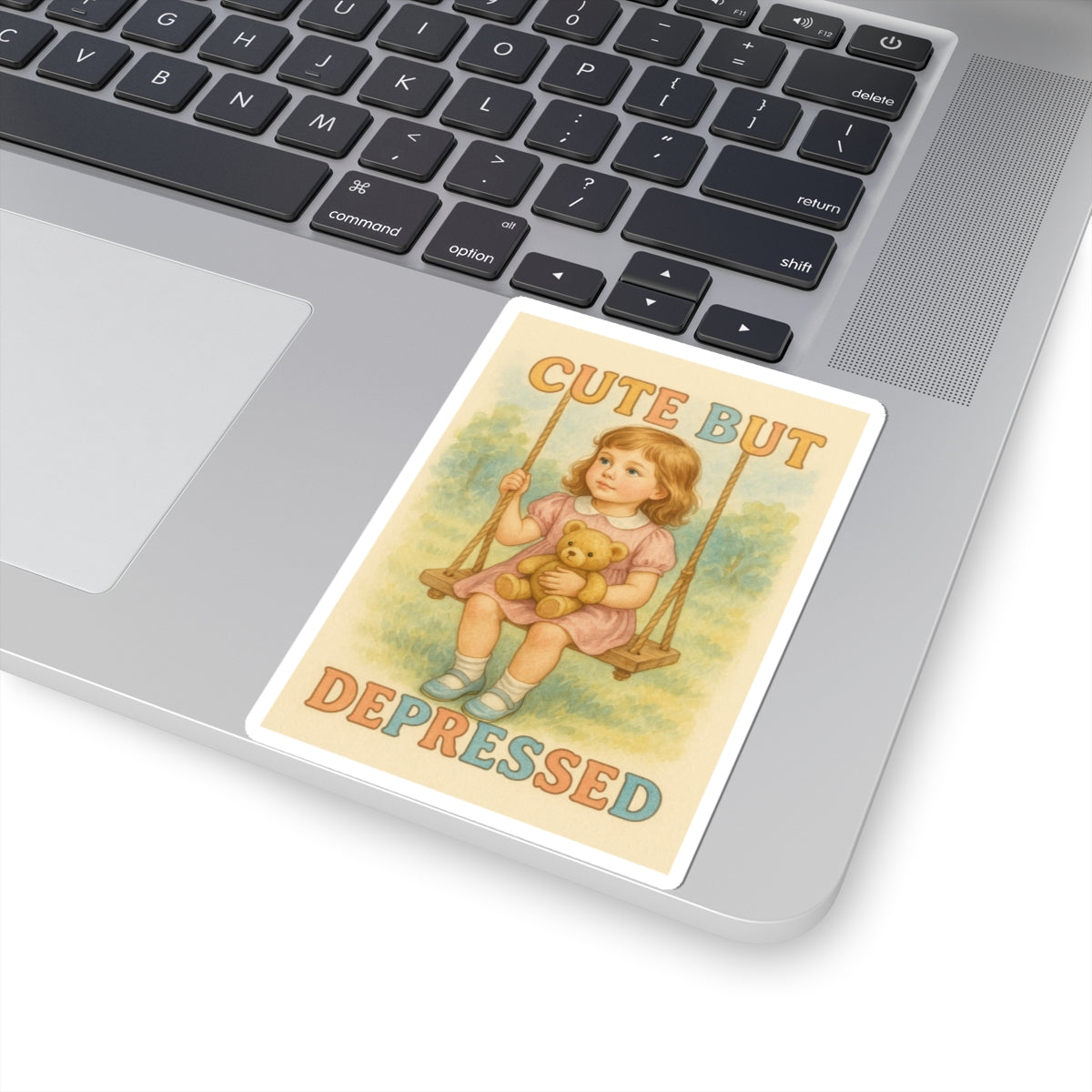 Cut But Depressed Sticker