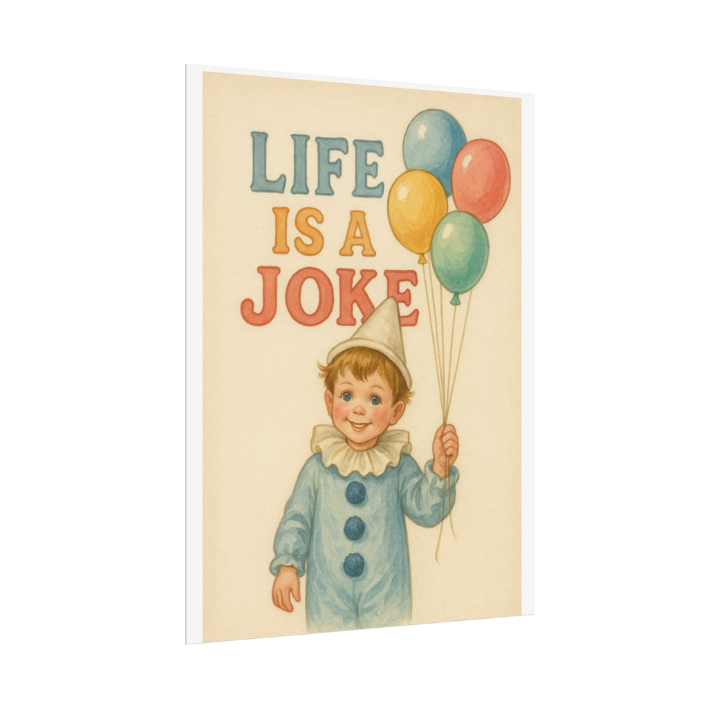Life Is A Joke Poster 6" x 8"