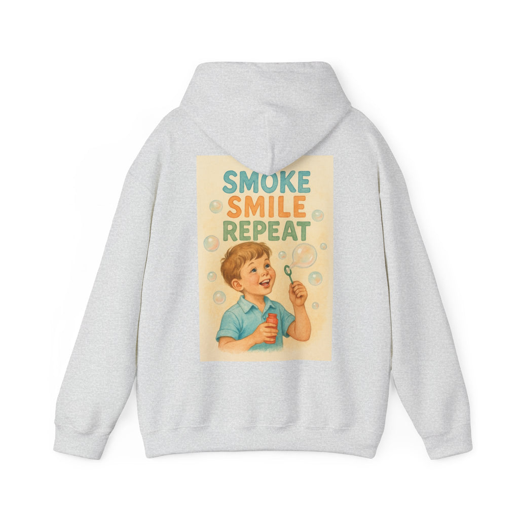 Smoke Smile Repeat - Unisex Funny Hoodie