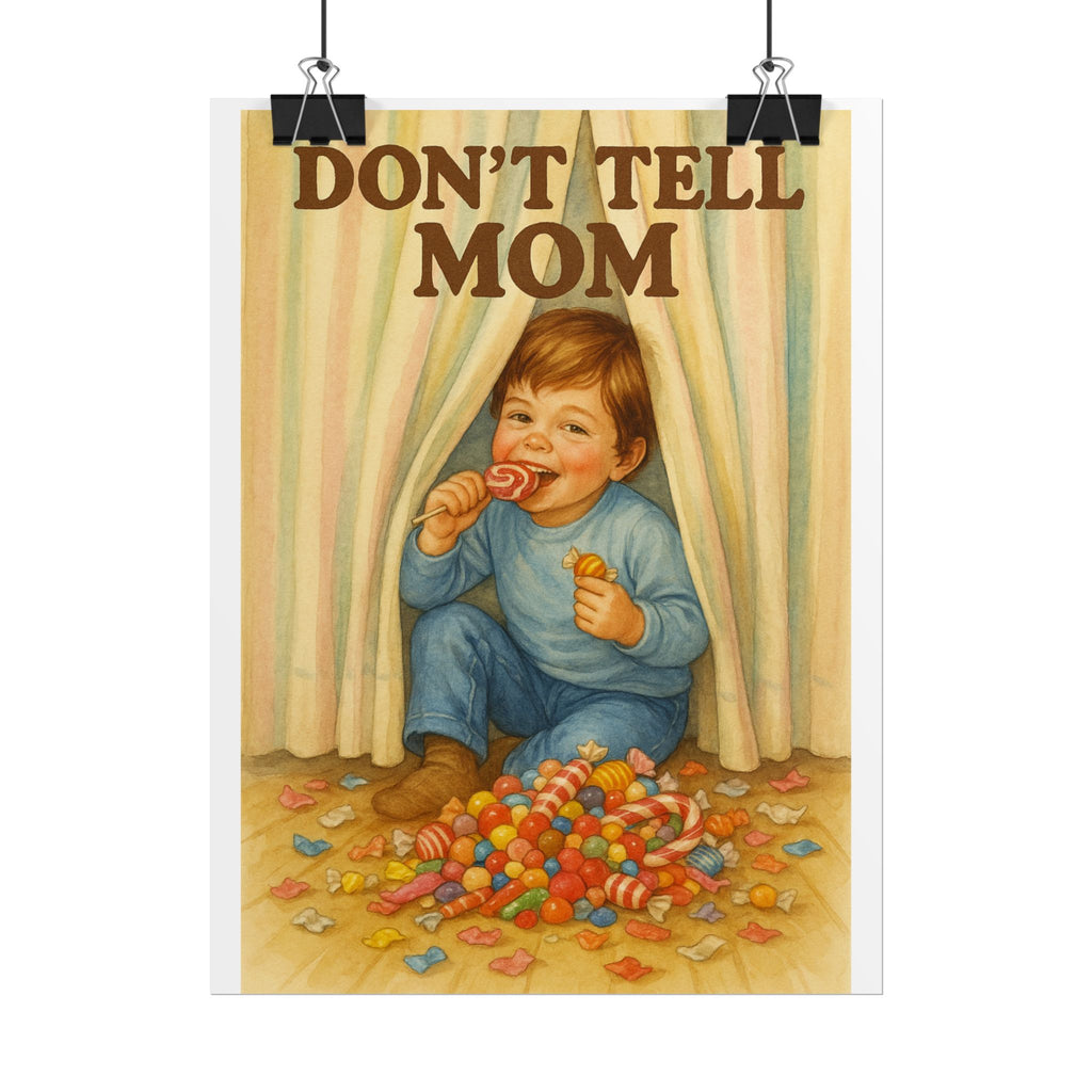 Don’t Tell Mom Poster 6" x 8"